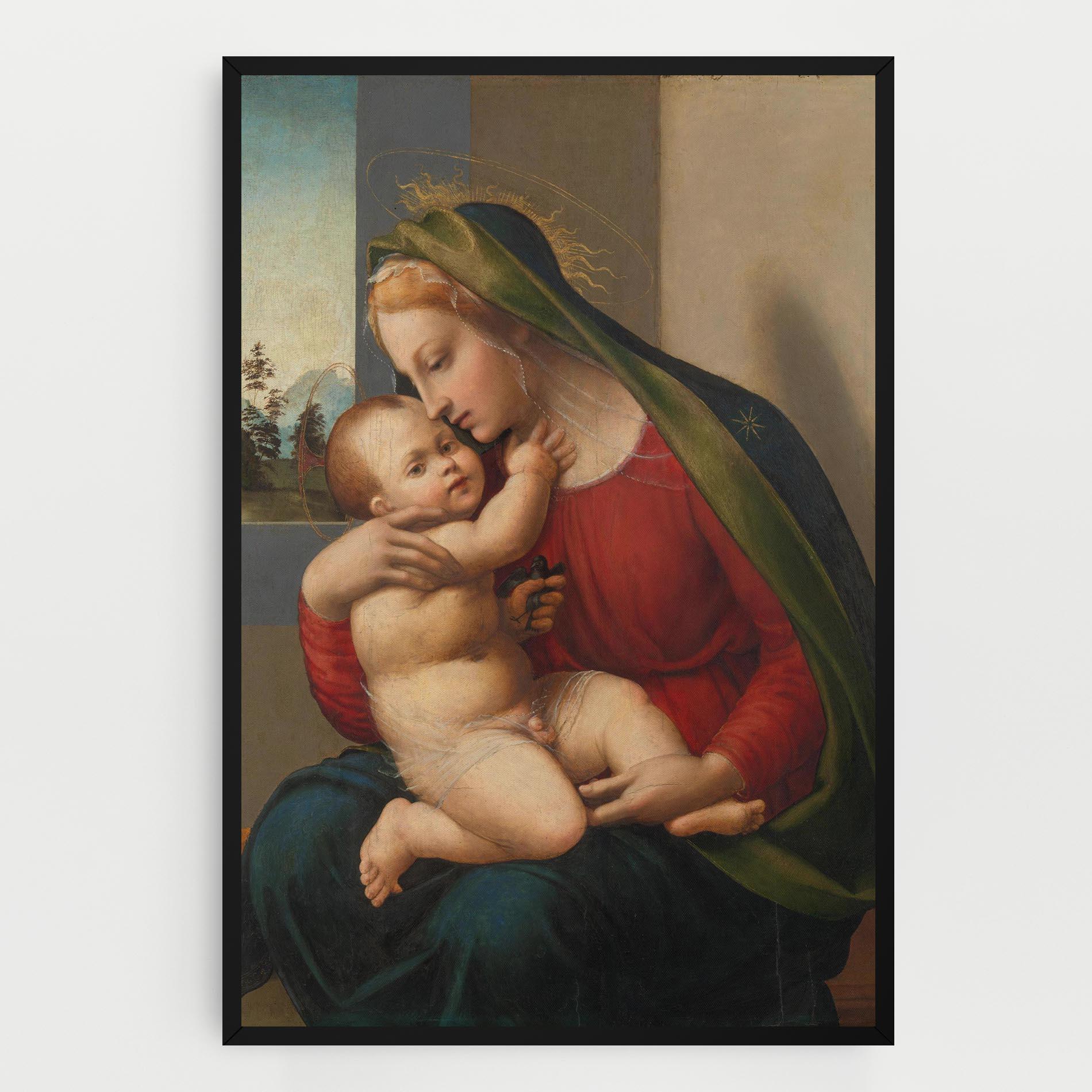Tablou Canvas Madonna And Child mockup 0