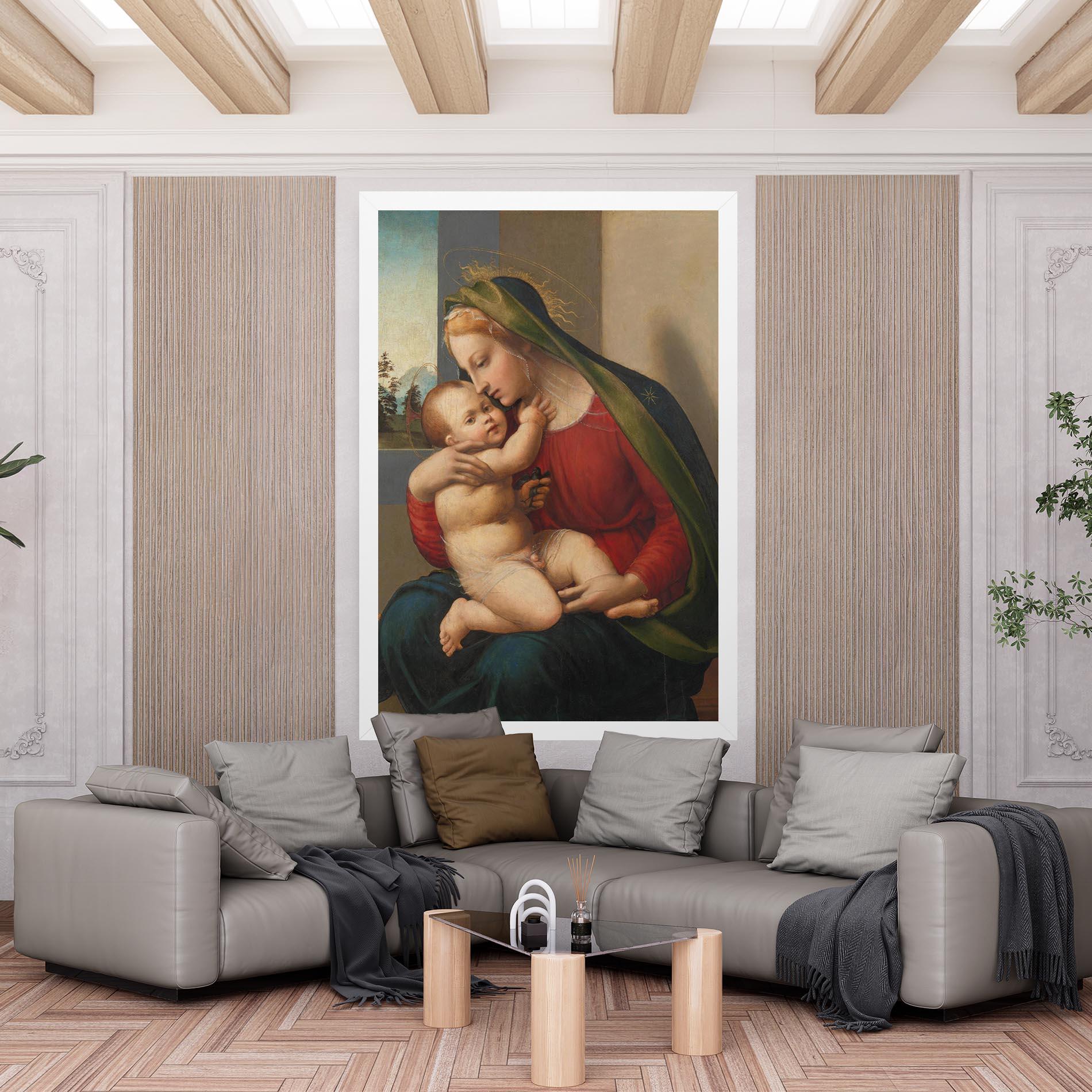 Tablou Canvas Madonna And Child mockup 6