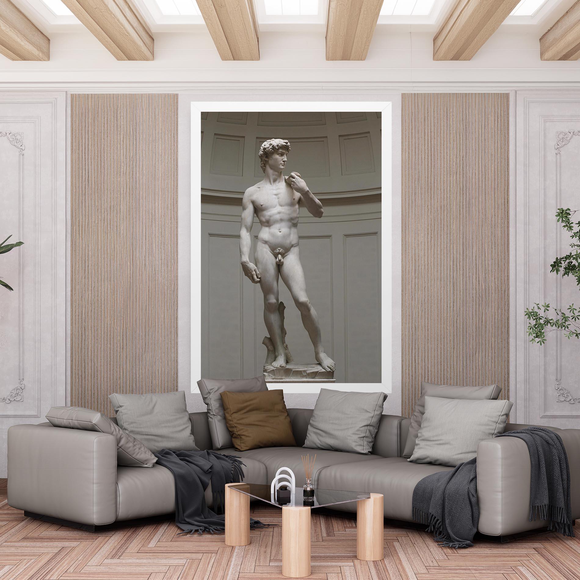 Tablou Canvas Michelangelo Statue mockup 6
