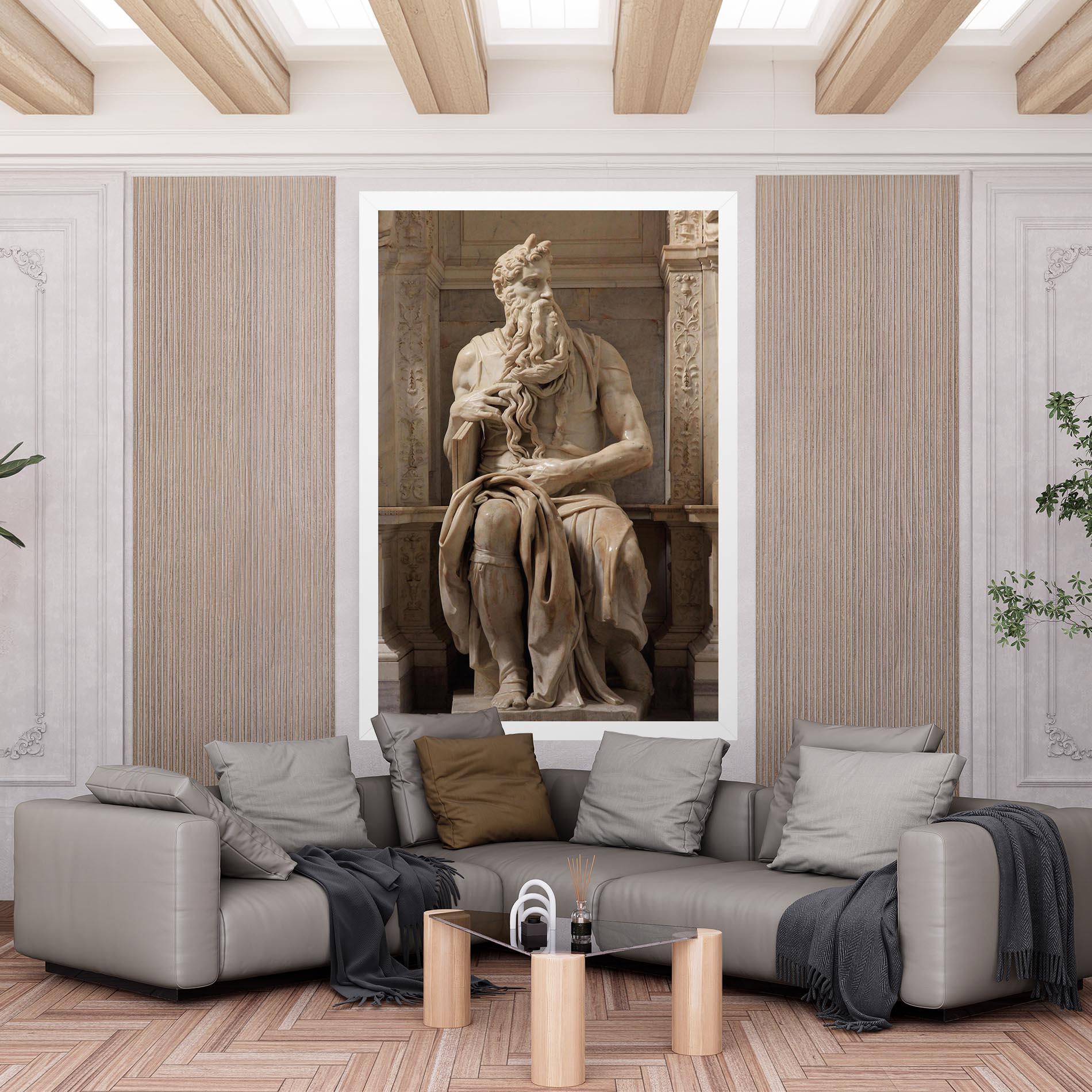 Tablou Canvas Statue Moses mockup 6