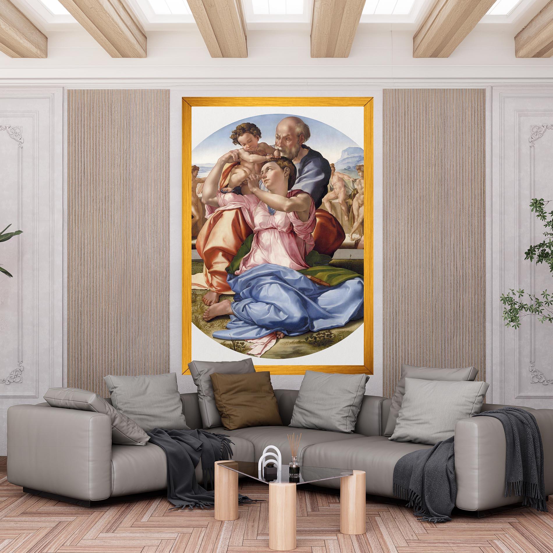 Tablou Canvas Doni Tondo mockup 6