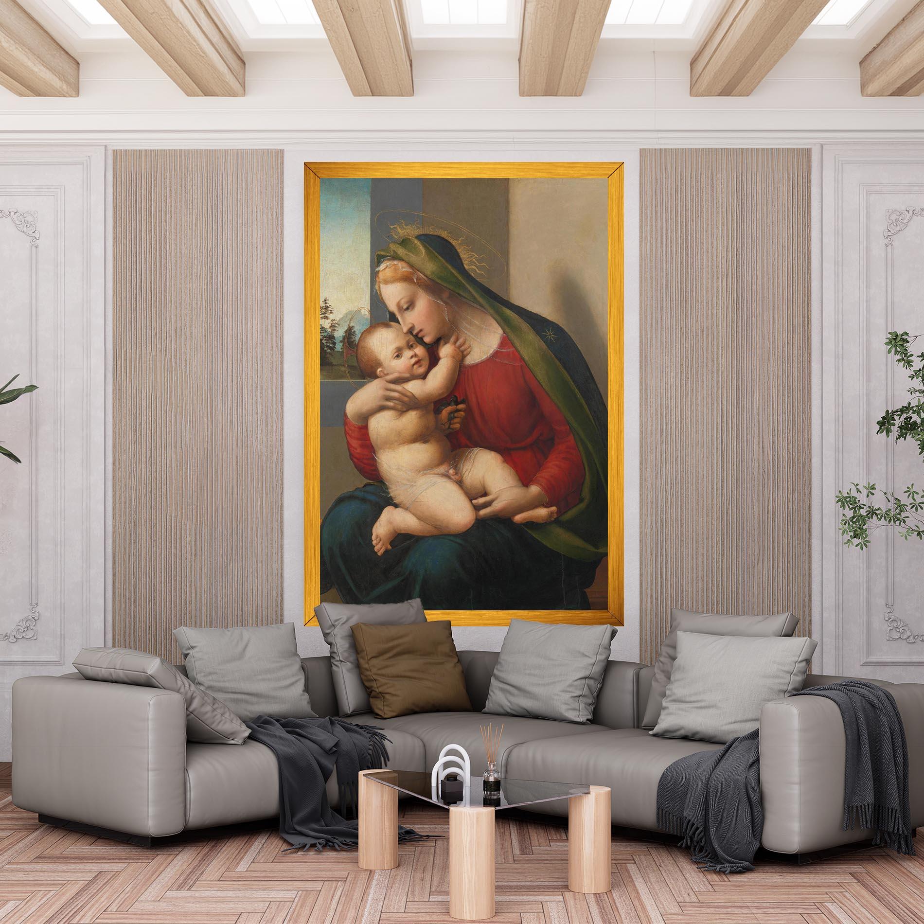 Tablou Canvas Madonna And Child mockup 6