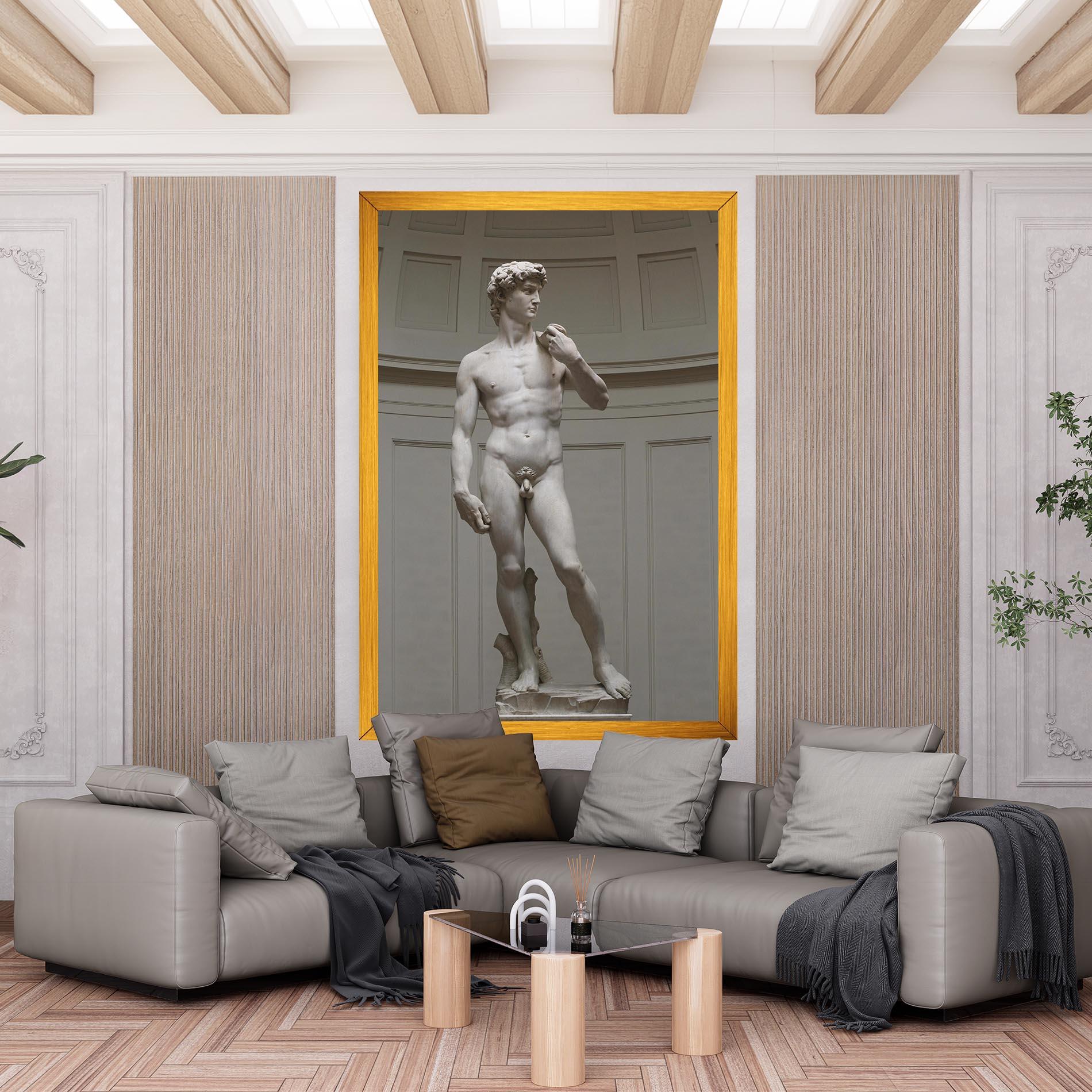 Tablou Canvas Michelangelo Statue mockup 6
