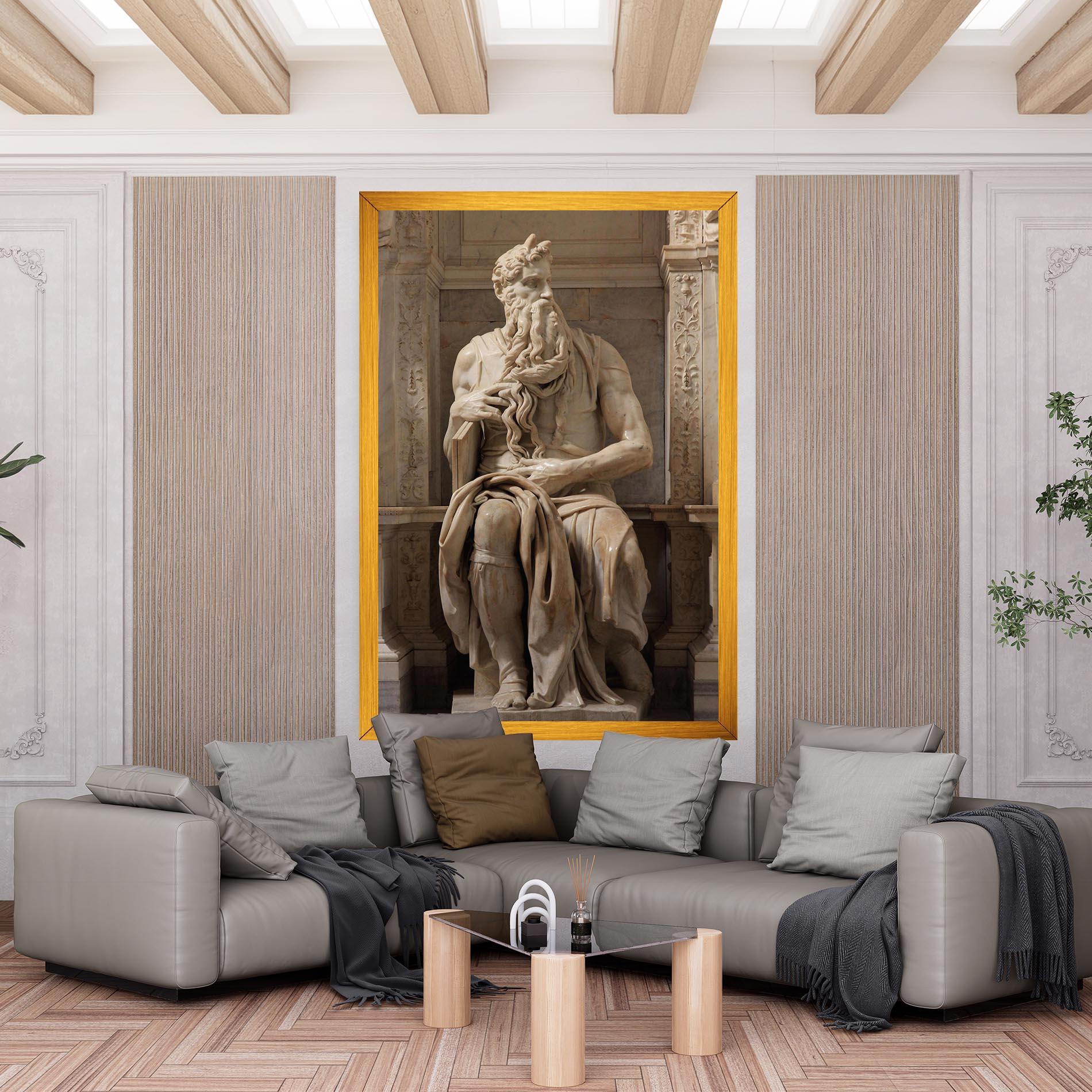 Tablou Canvas Statue Moses mockup 6