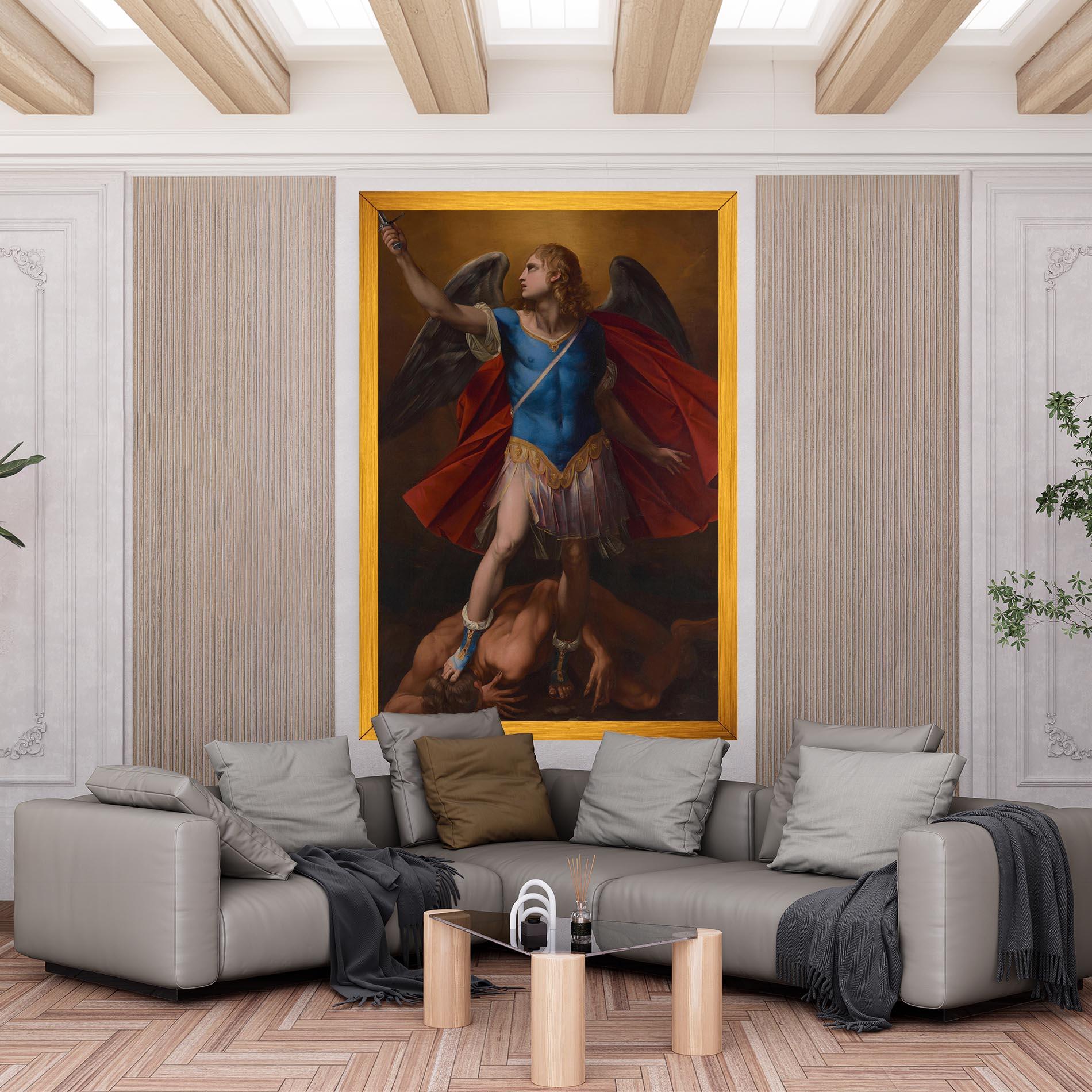 Tablou Canvas Sword In Upraised mockup 6