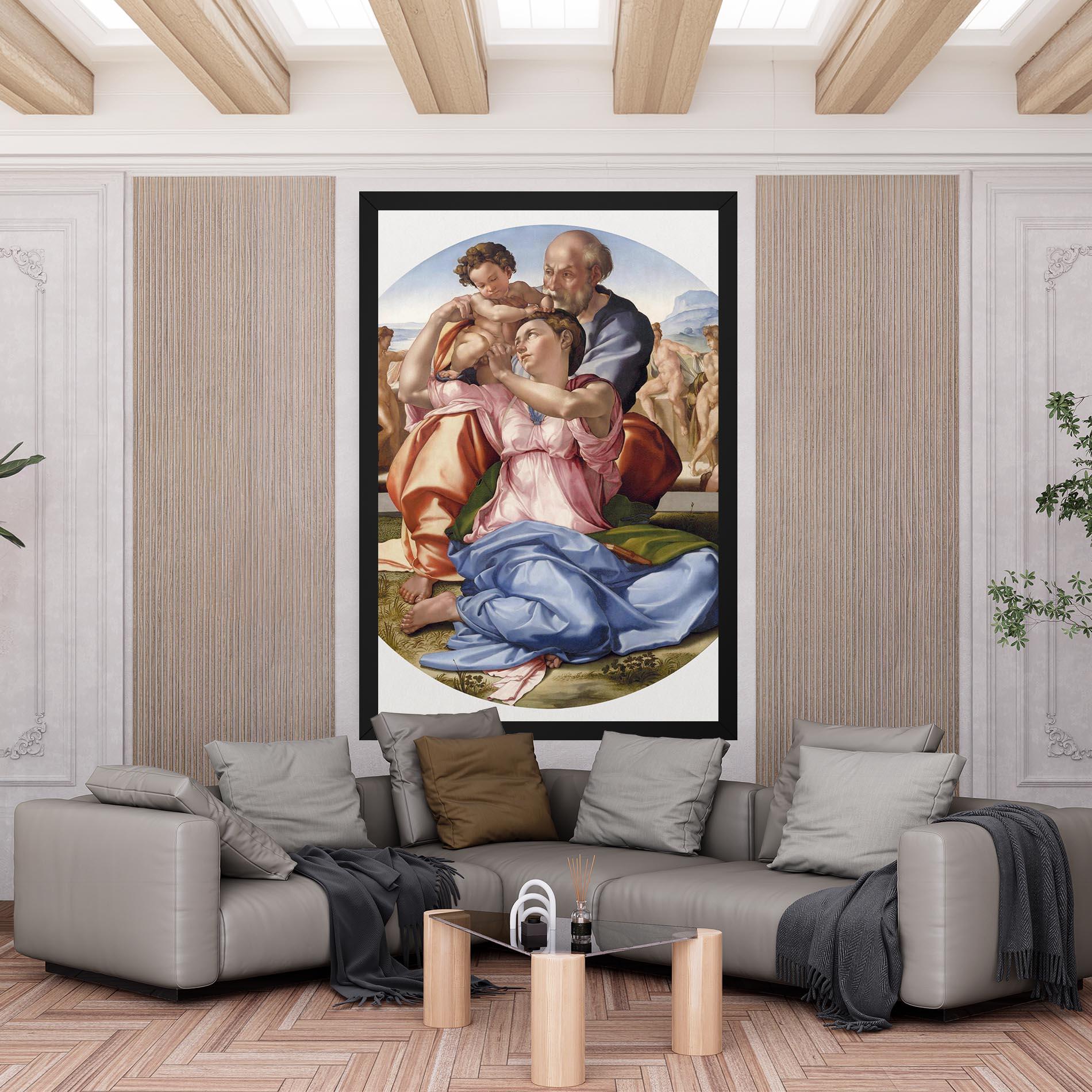 Tablou Canvas Doni Tondo mockup 6