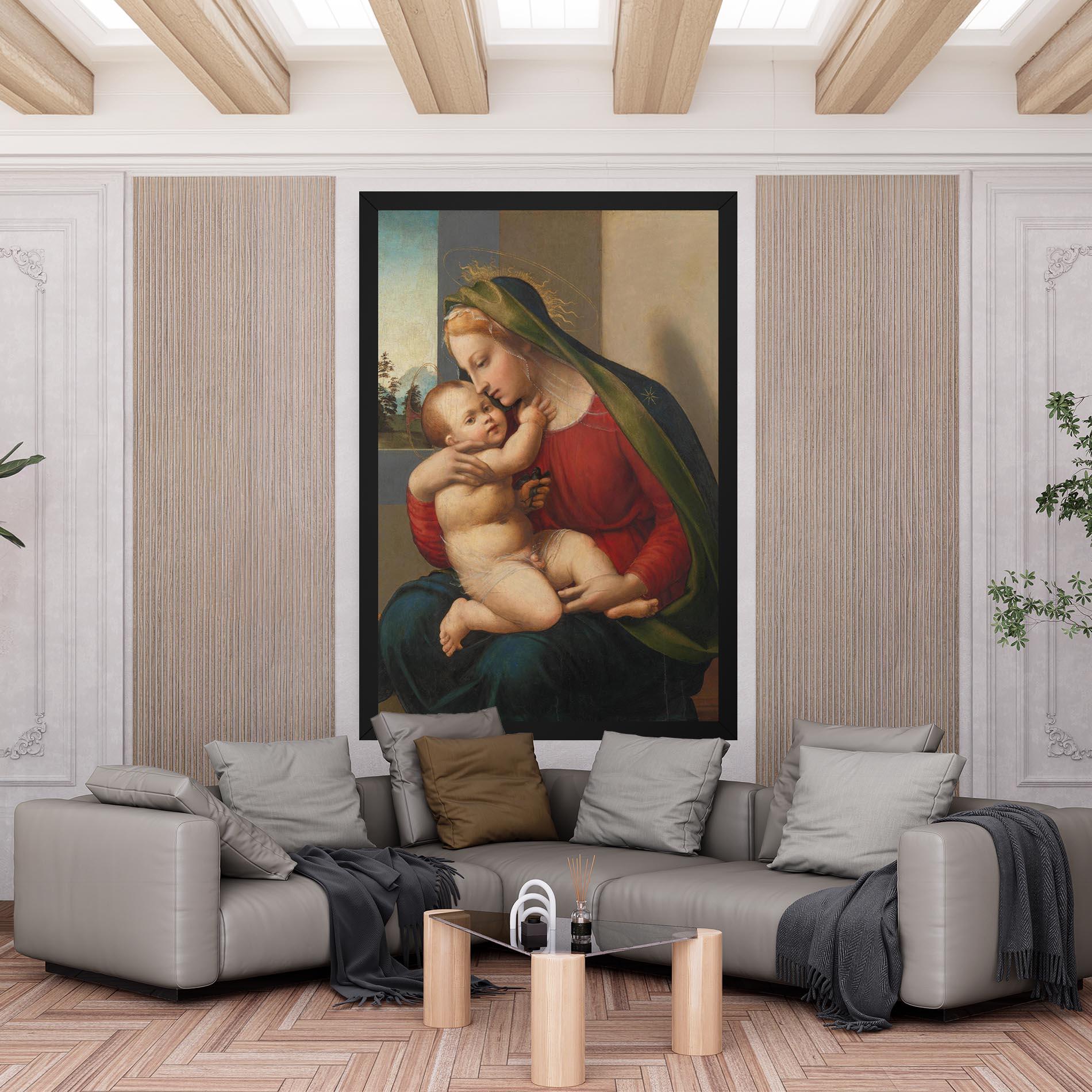 Tablou Canvas Madonna And Child mockup 6