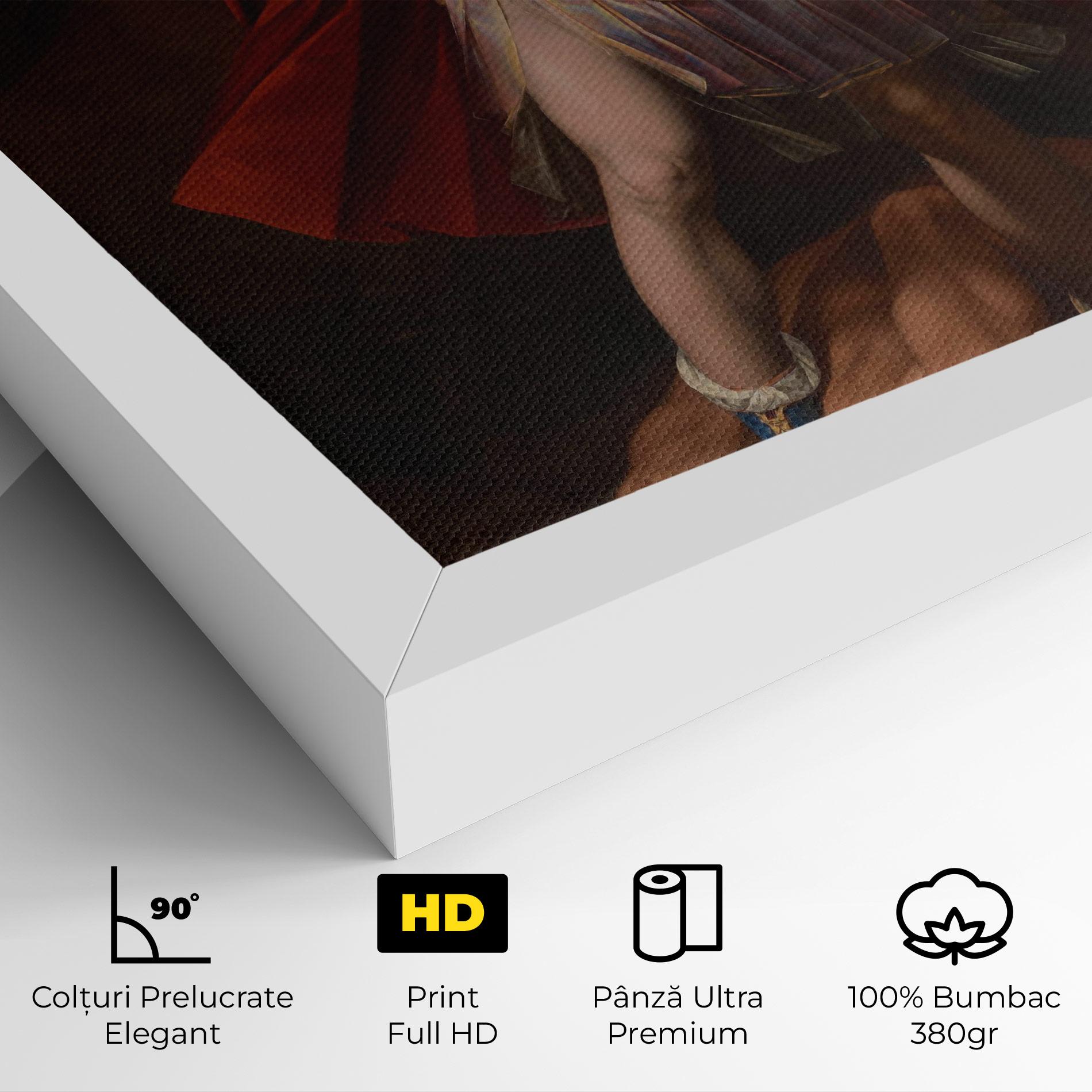 Tablou Canvas Sword In Upraised mockup 4