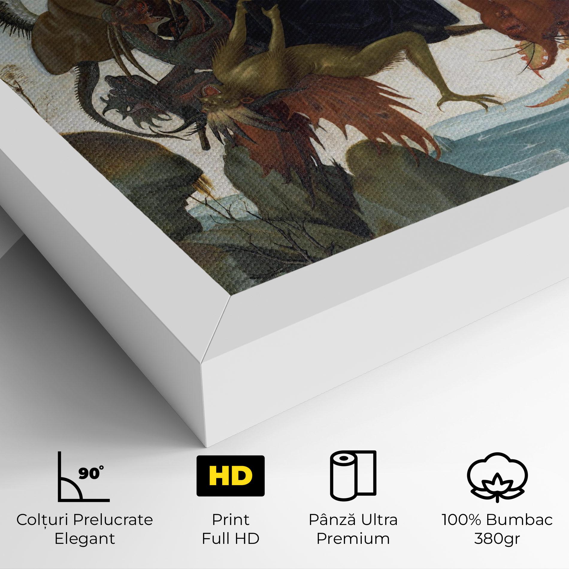 Tablou Canvas Torment Of Saint mockup 4
