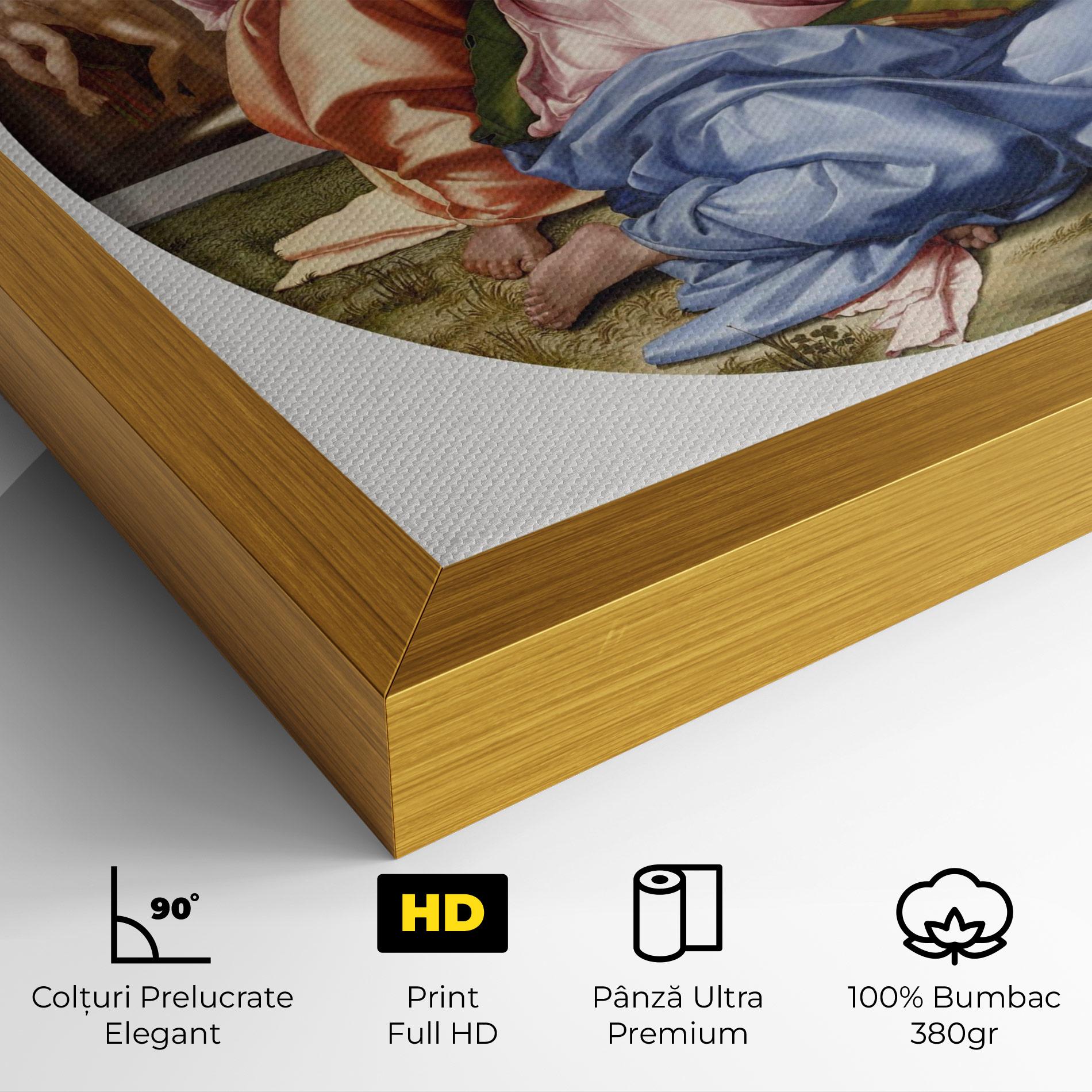 Tablou Canvas Doni Tondo mockup 4