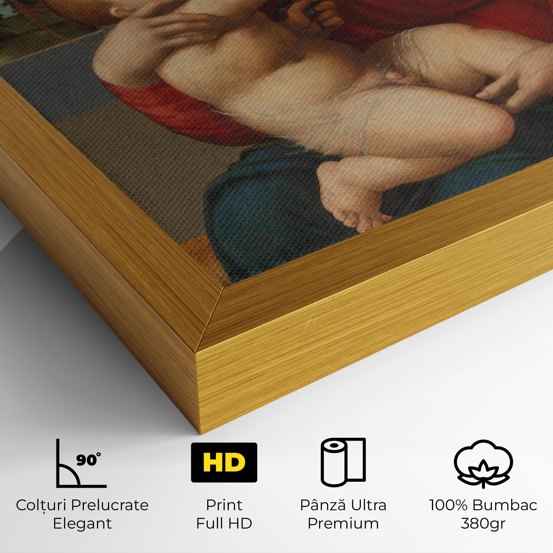 Tablou Canvas Madonna And Child mockup 4