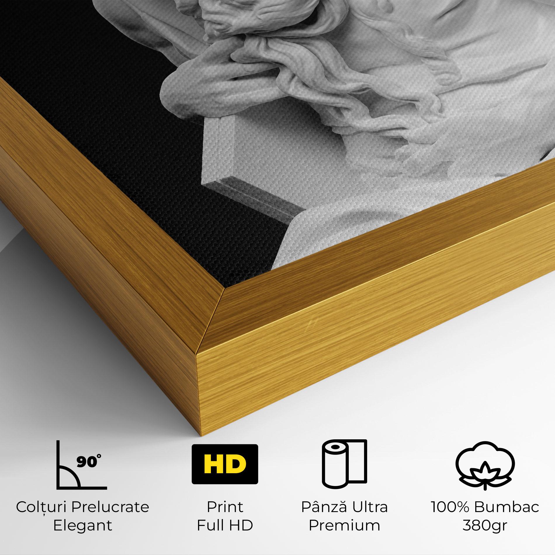 Tablou Canvas Moses Statue mockup 4