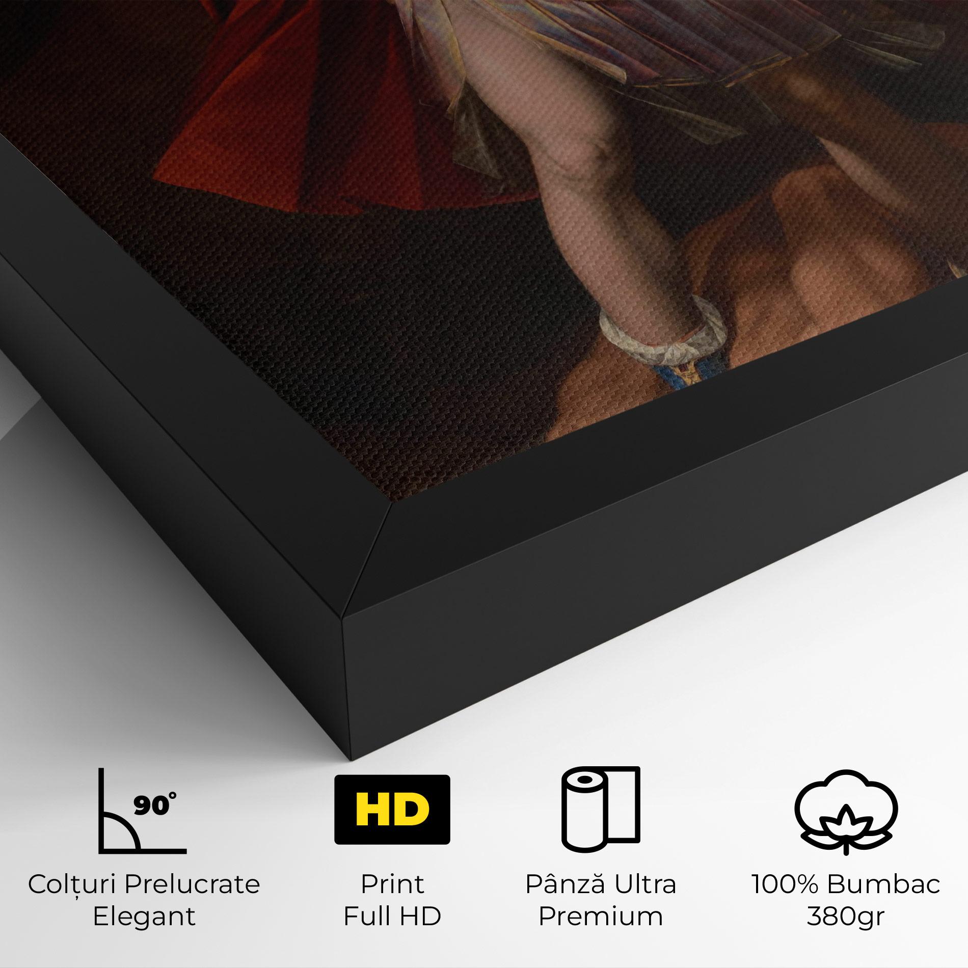 Tablou Canvas Sword In Upraised mockup 4