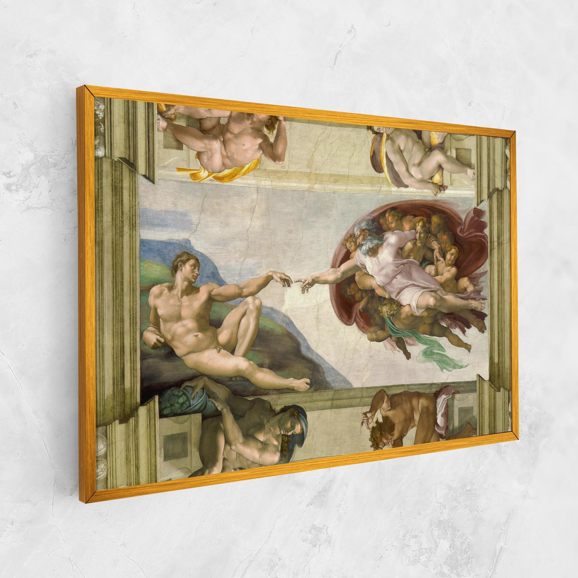 Tablou Canvas Creacion De Adam mockup 1