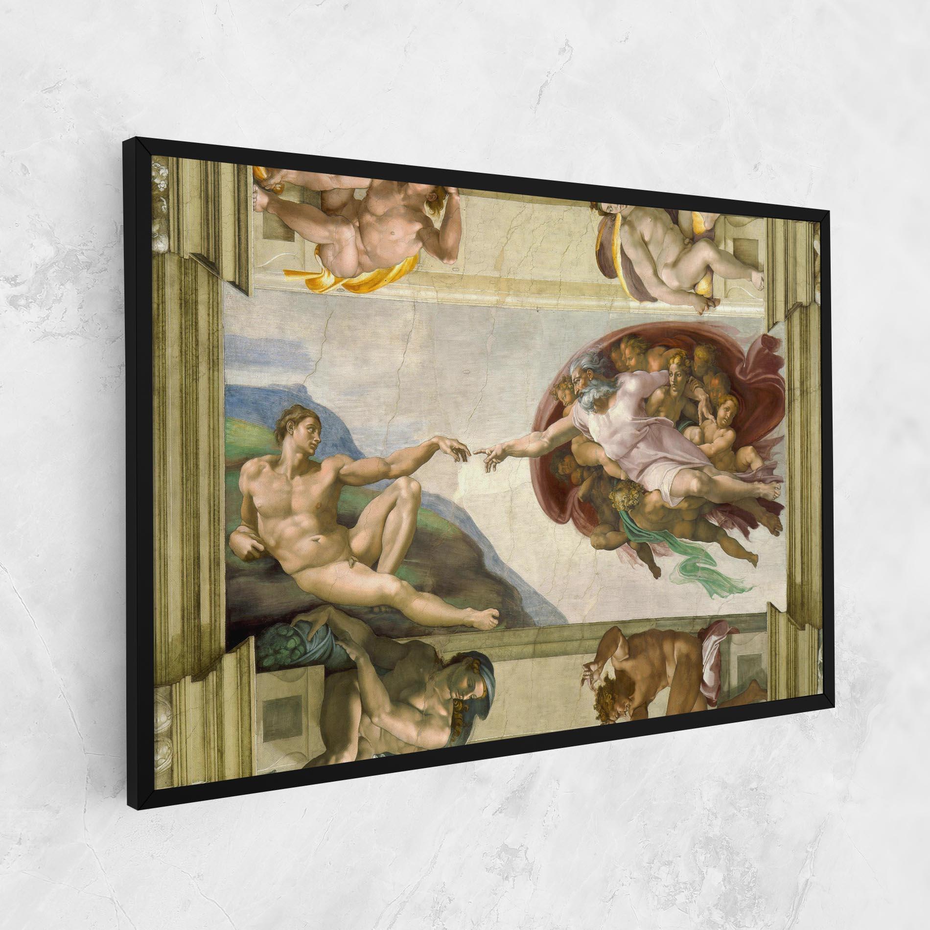 Tablou Canvas Creacion De Adam mockup 1