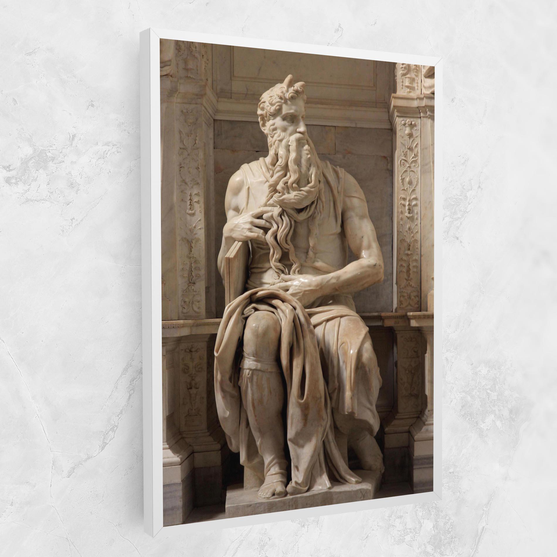 Tablou Canvas Statue Moses mockup 1