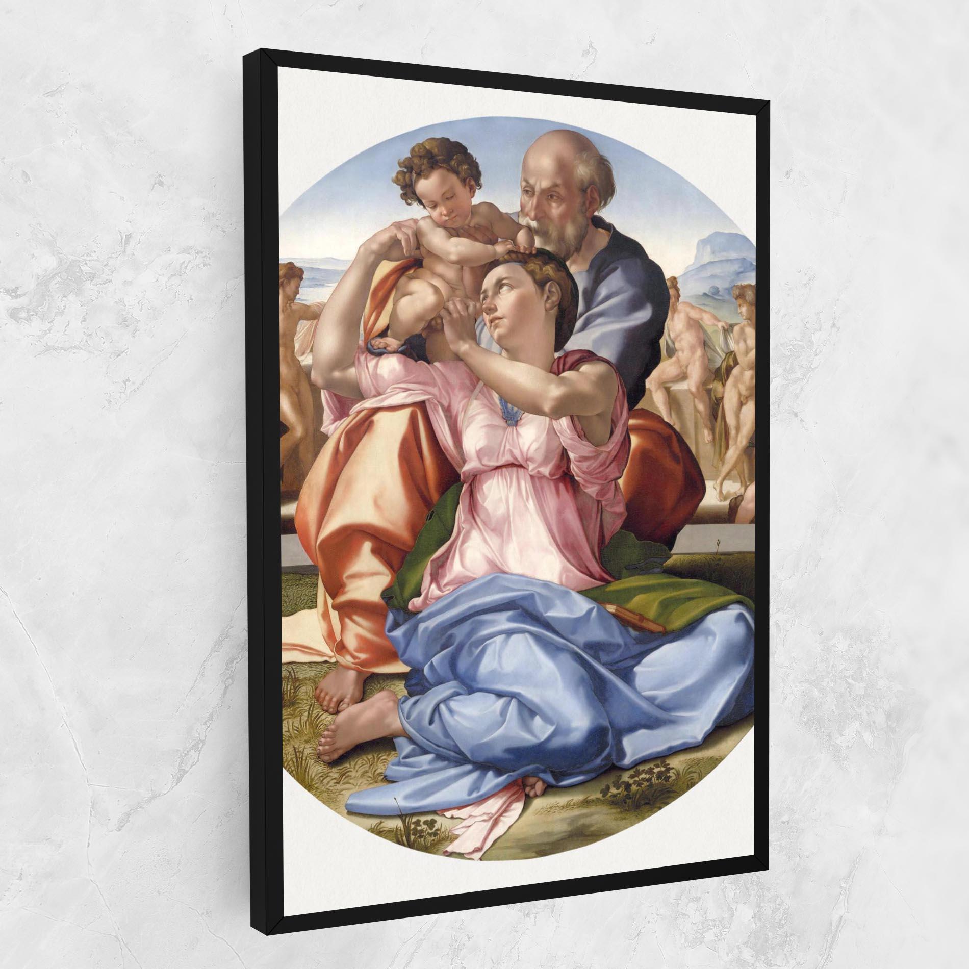 Tablou Canvas Doni Tondo mockup 1