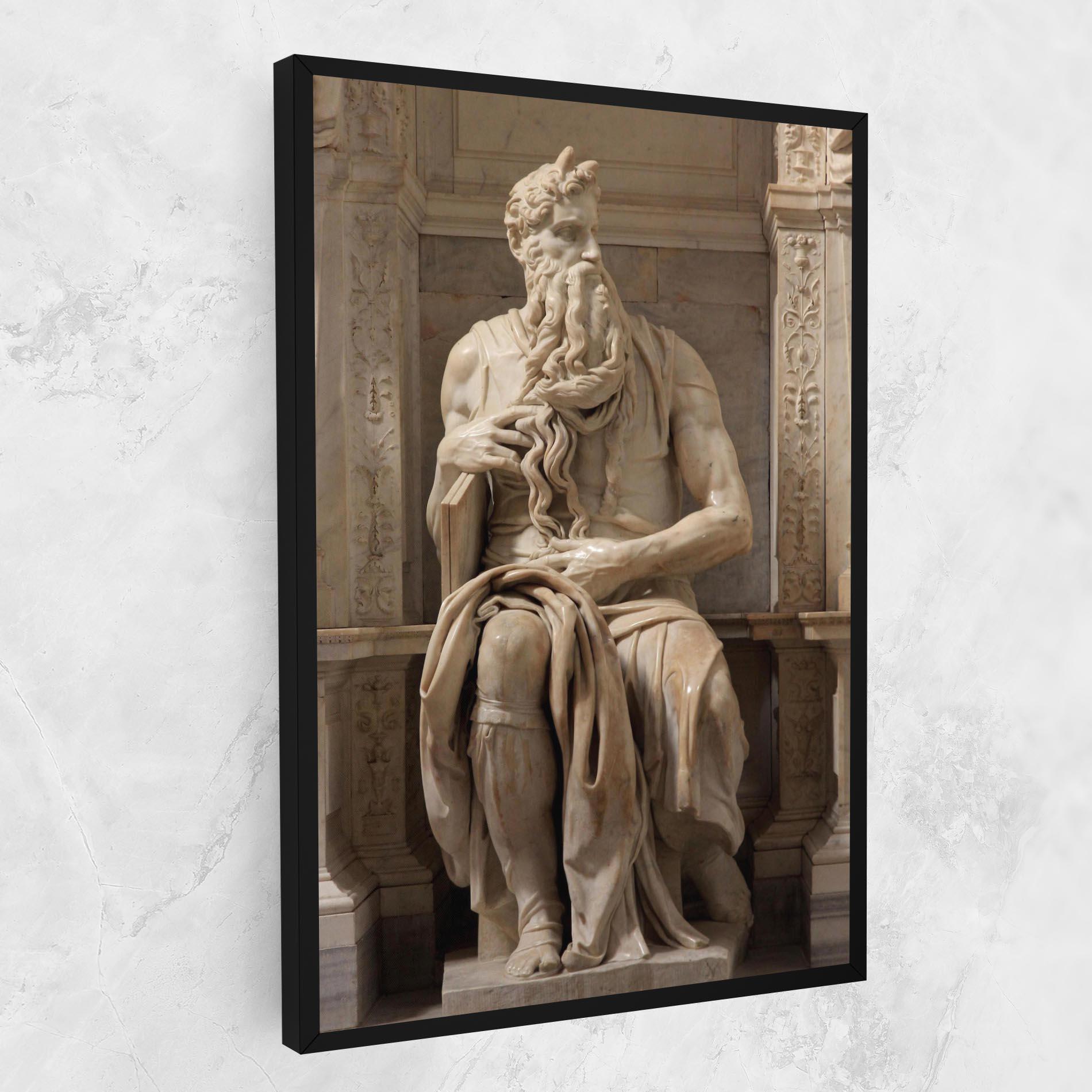 Tablou Canvas Statue Moses mockup 1