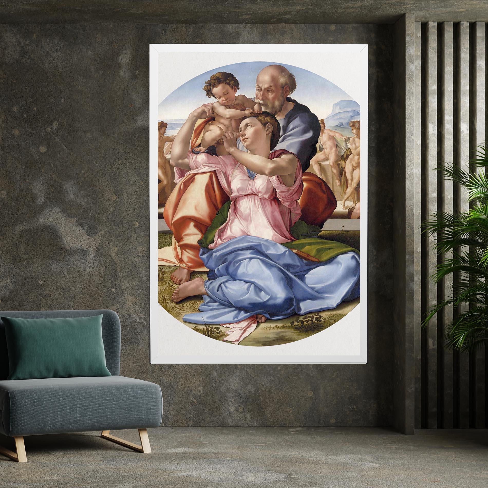 Tablou Canvas Doni Tondo mockup 7