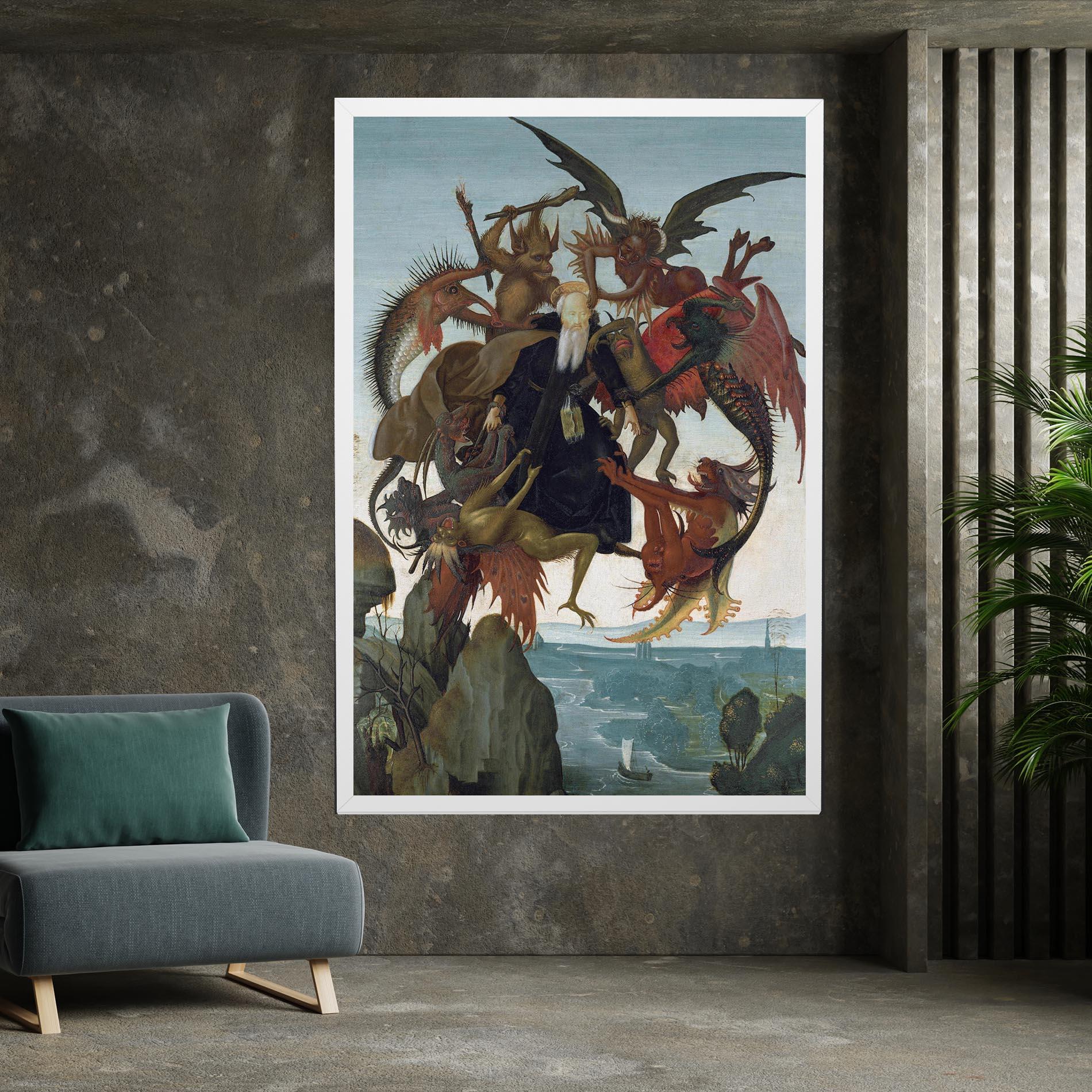 Tablou Canvas Torment Of Saint mockup 7