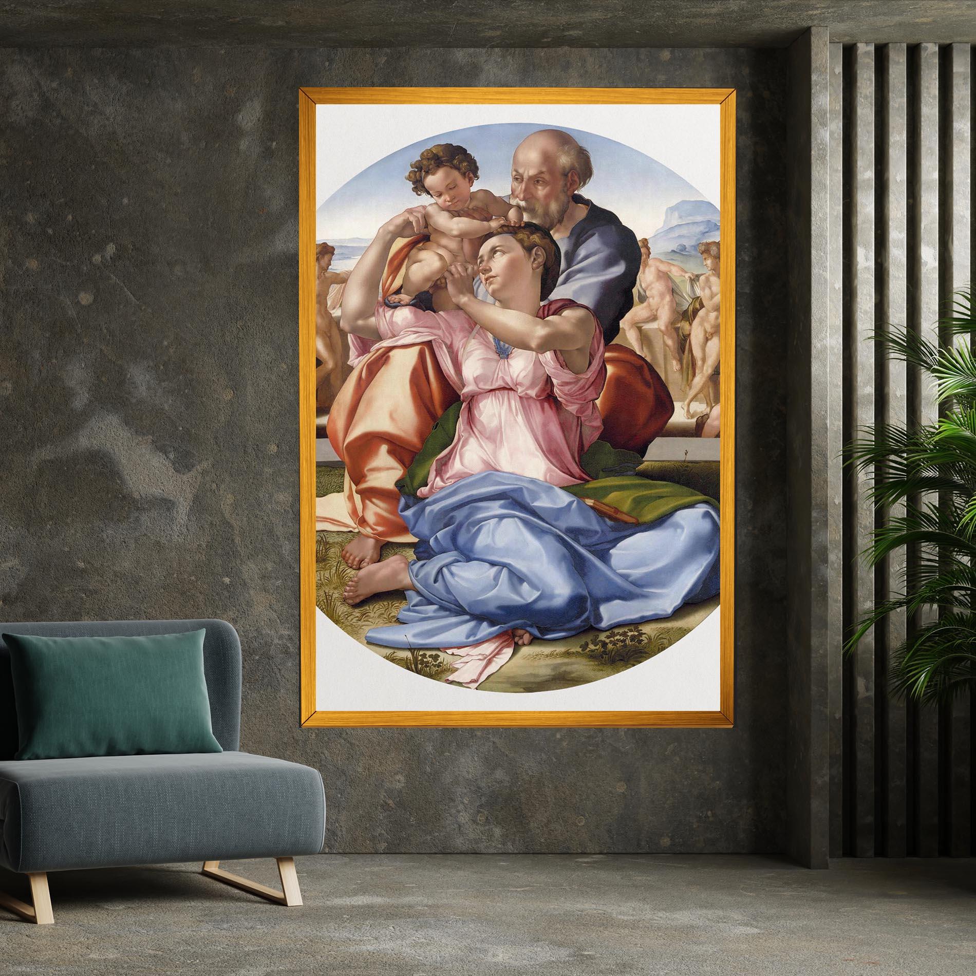 Tablou Canvas Doni Tondo mockup 7