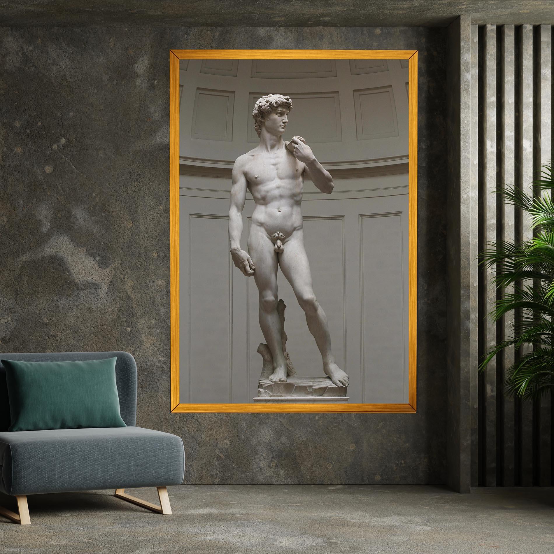 Tablou Canvas Michelangelo Statue mockup 7