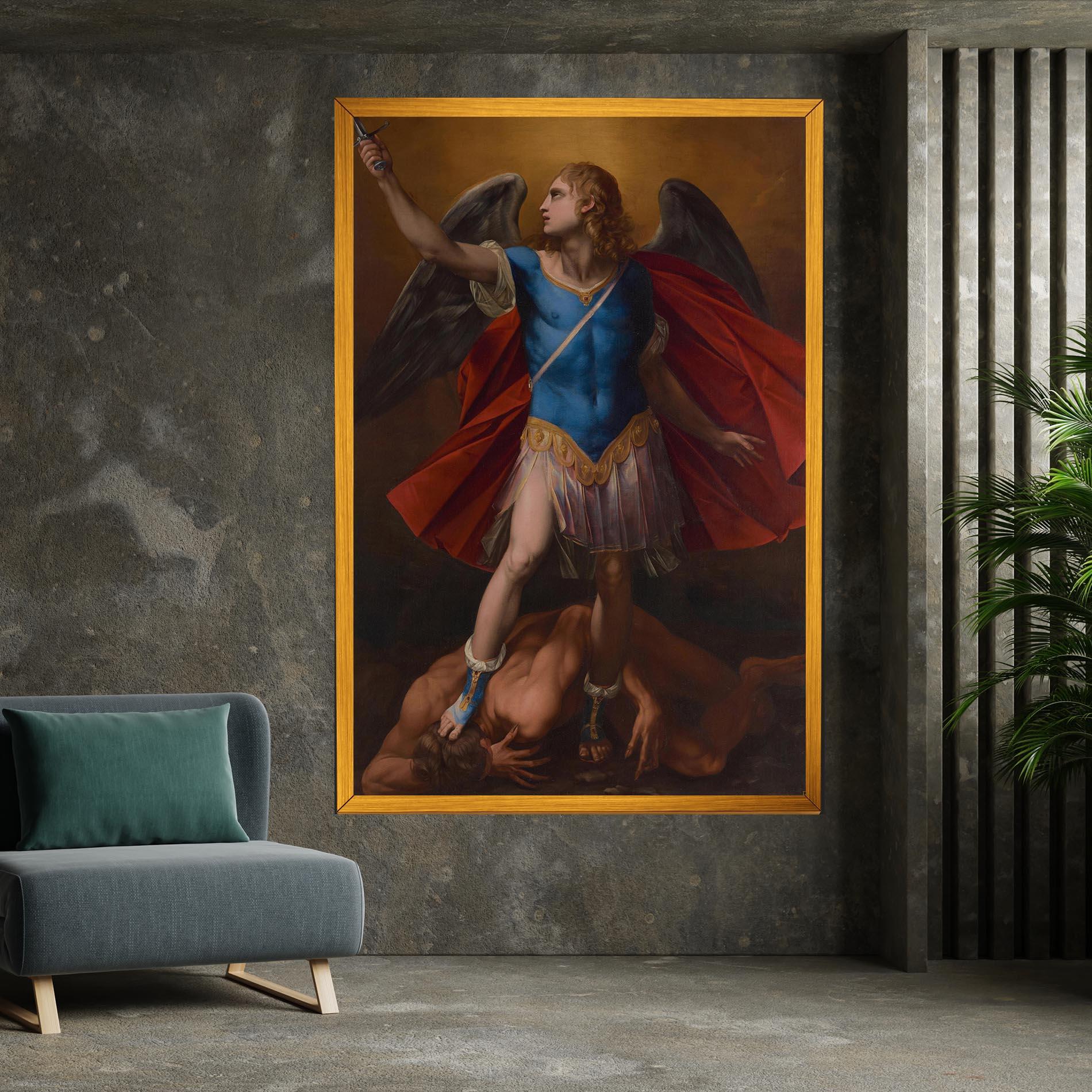 Tablou Canvas Sword In Upraised mockup 7