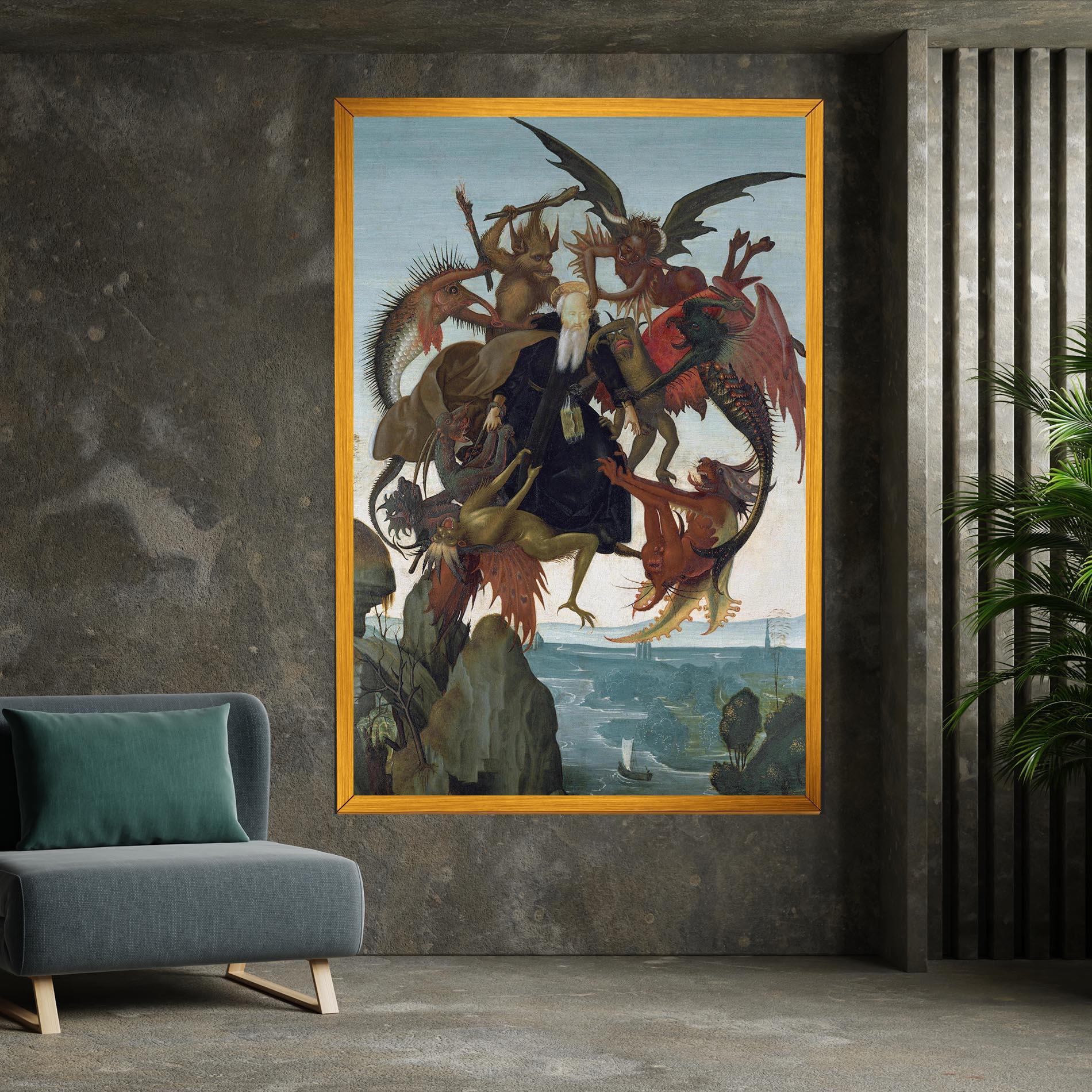 Tablou Canvas Torment Of Saint mockup 7