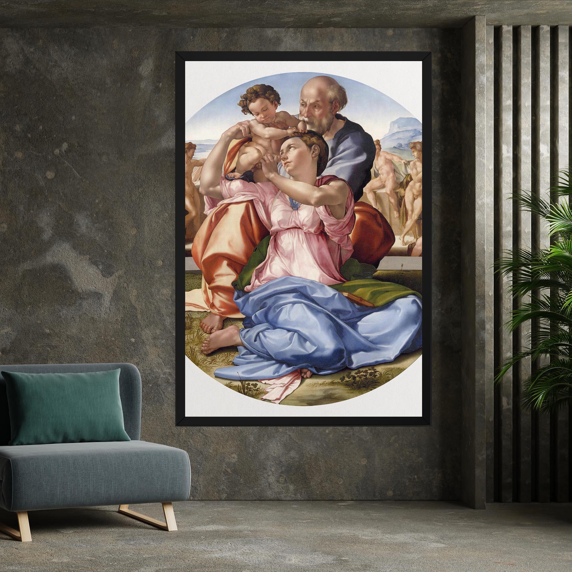 Tablou Canvas Doni Tondo mockup 7