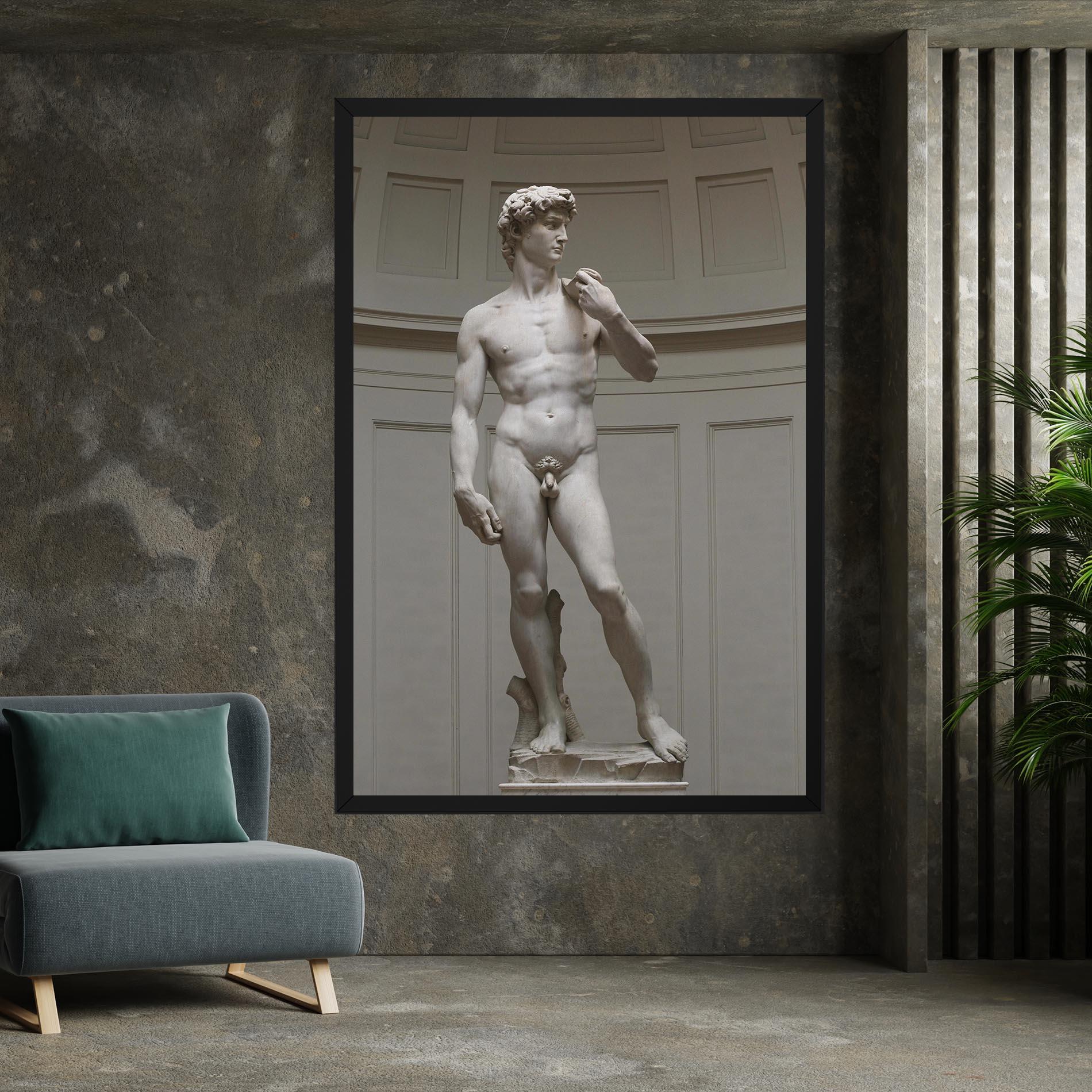 Tablou Canvas Michelangelo Statue mockup 7