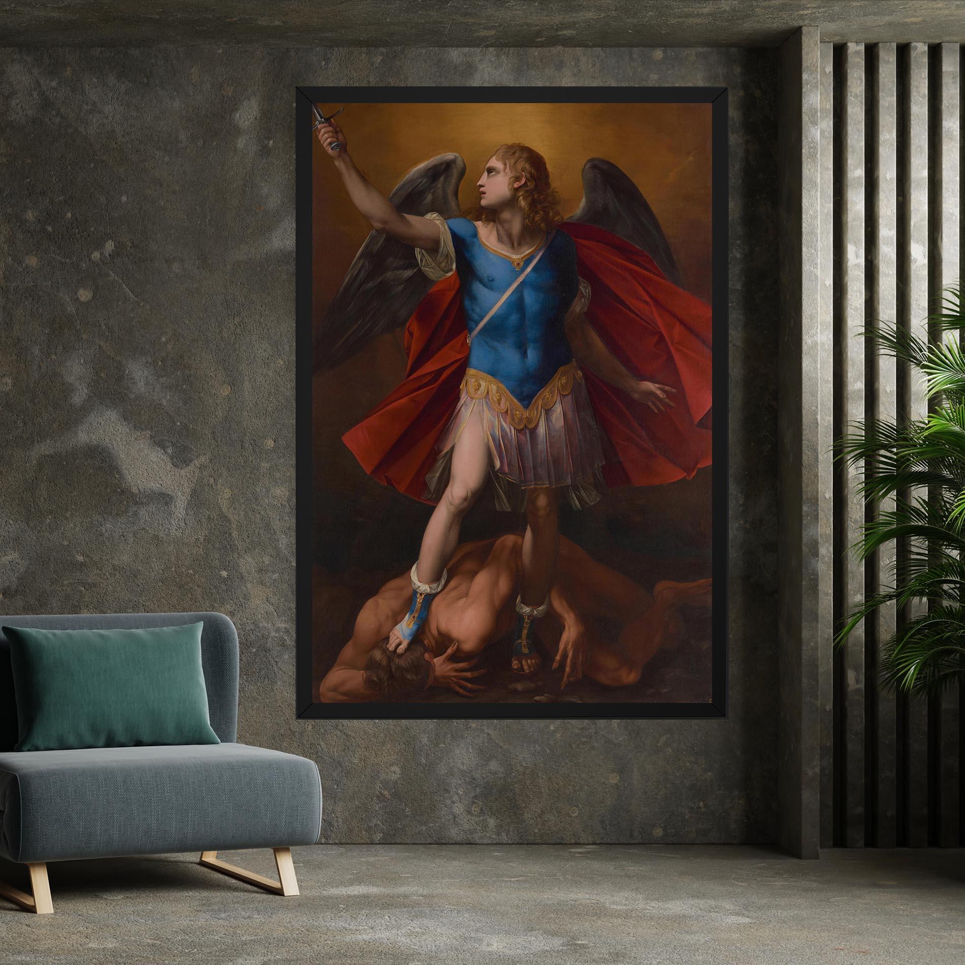 Tablou Canvas Sword In Upraised mockup 7