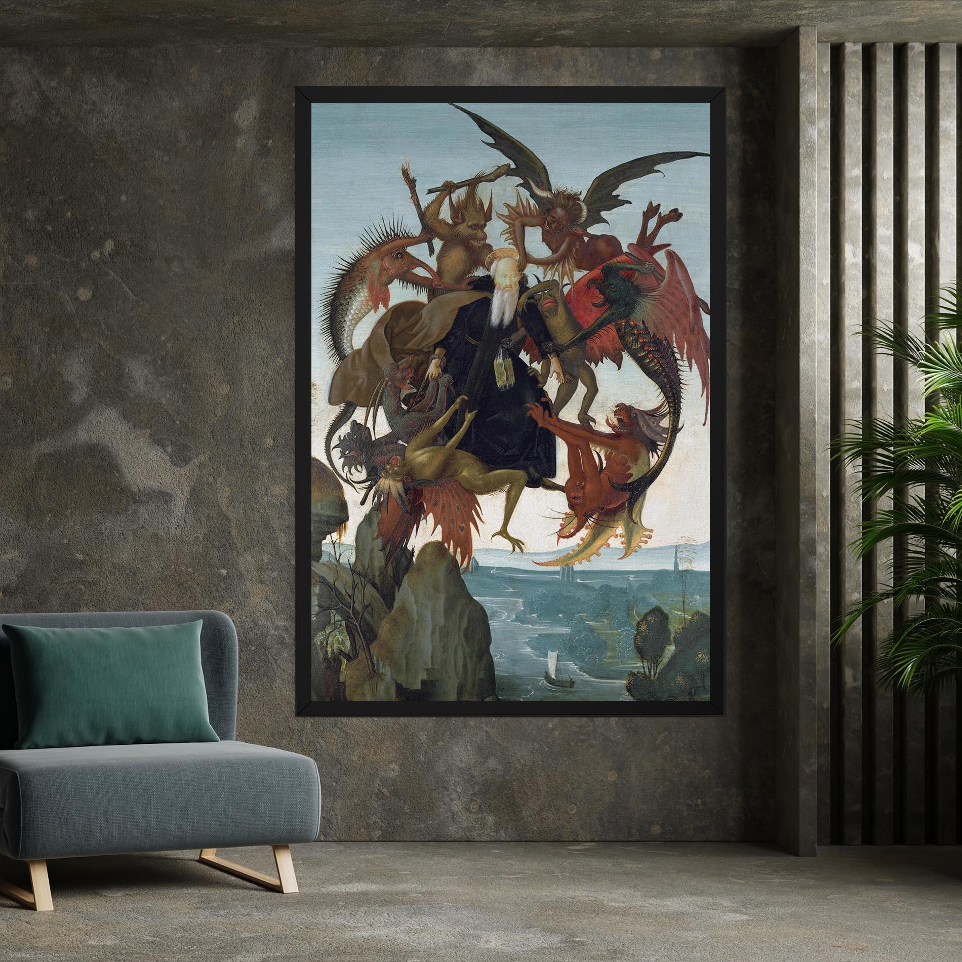 Tablou Canvas Torment Of Saint mockup 7