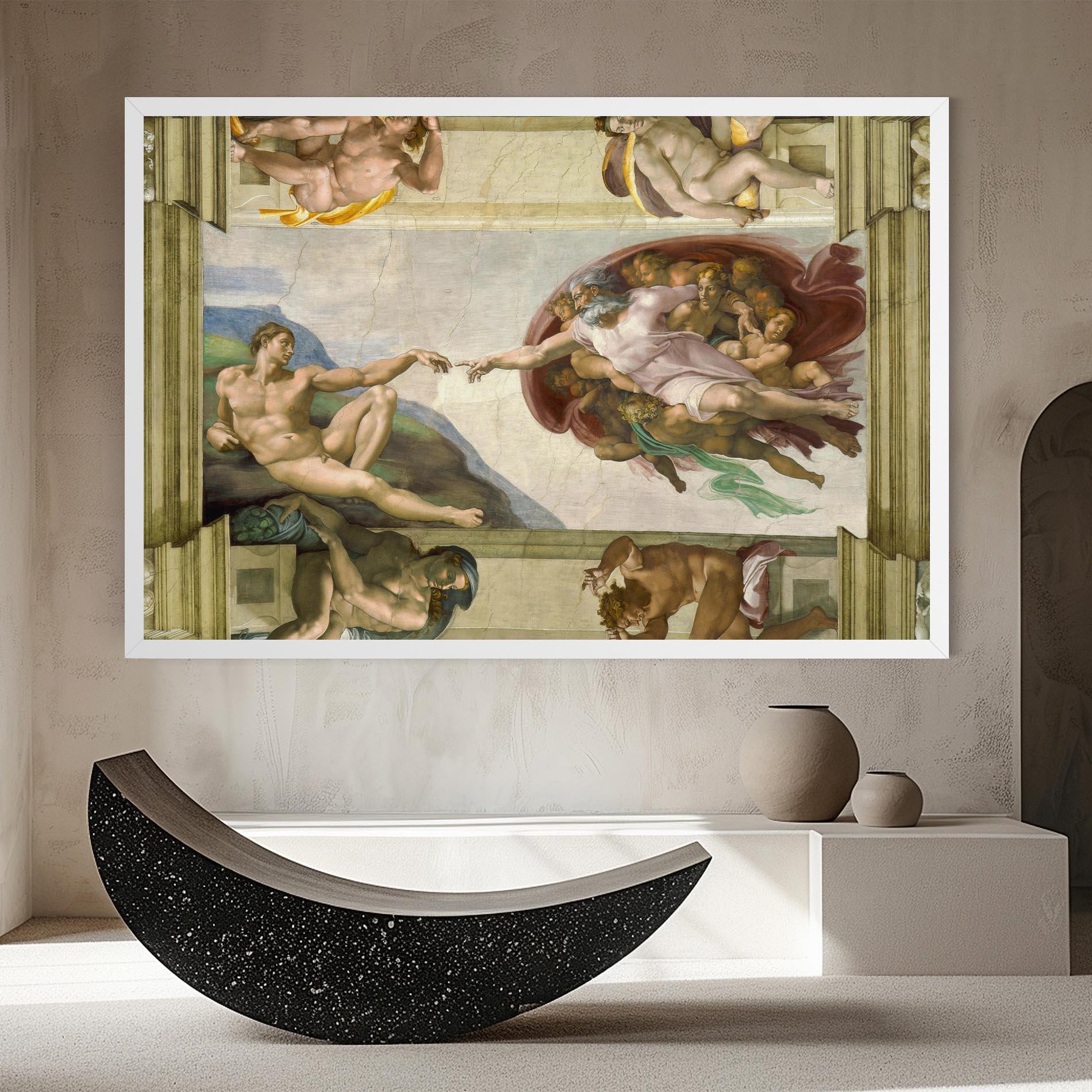 Tablou Canvas Creacion De Adam mockup 8