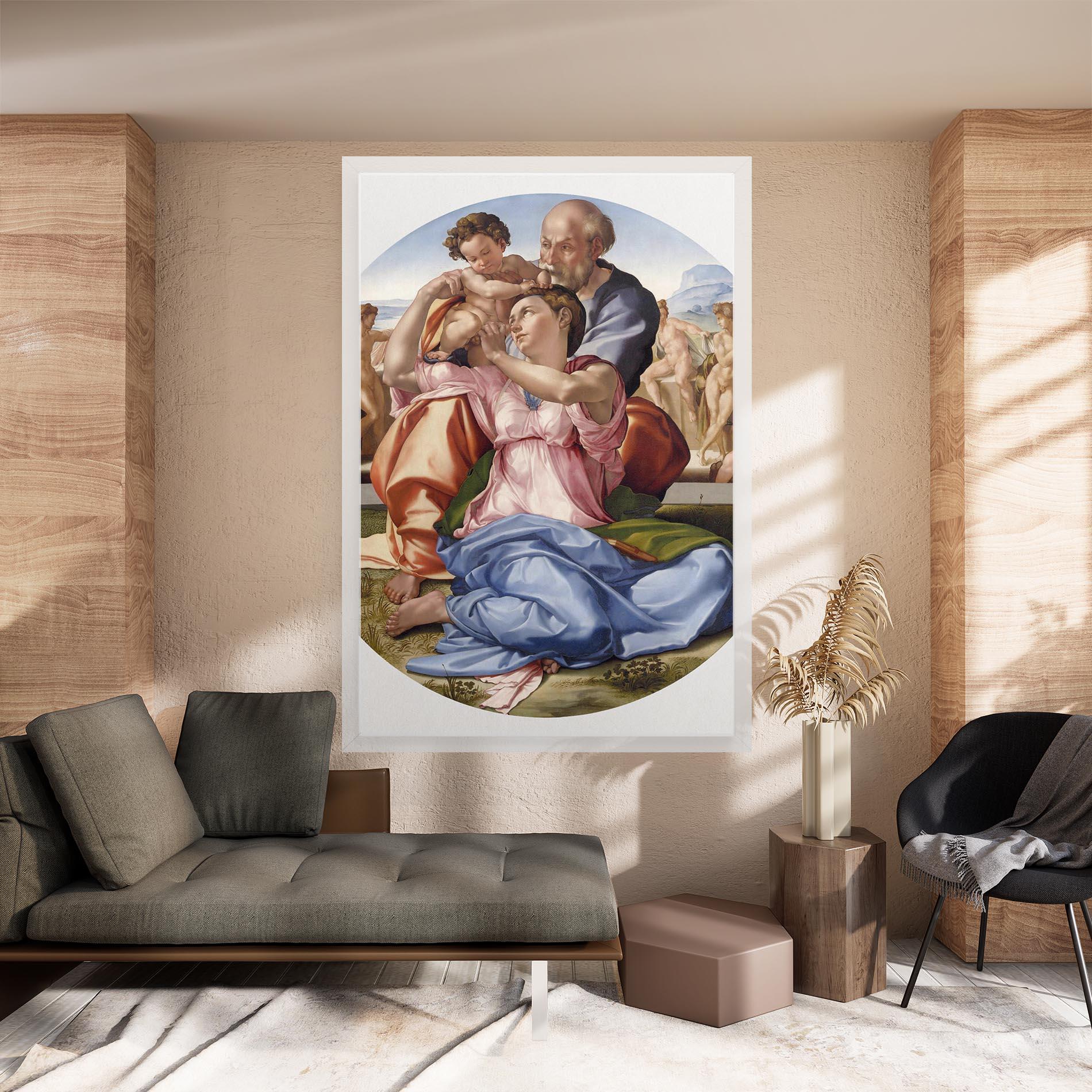 Tablou Canvas Doni Tondo mockup 8