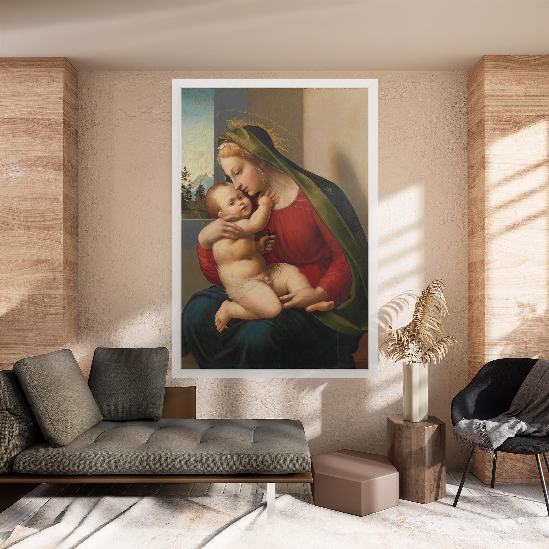 Tablou Canvas Madonna And Child mockup 8