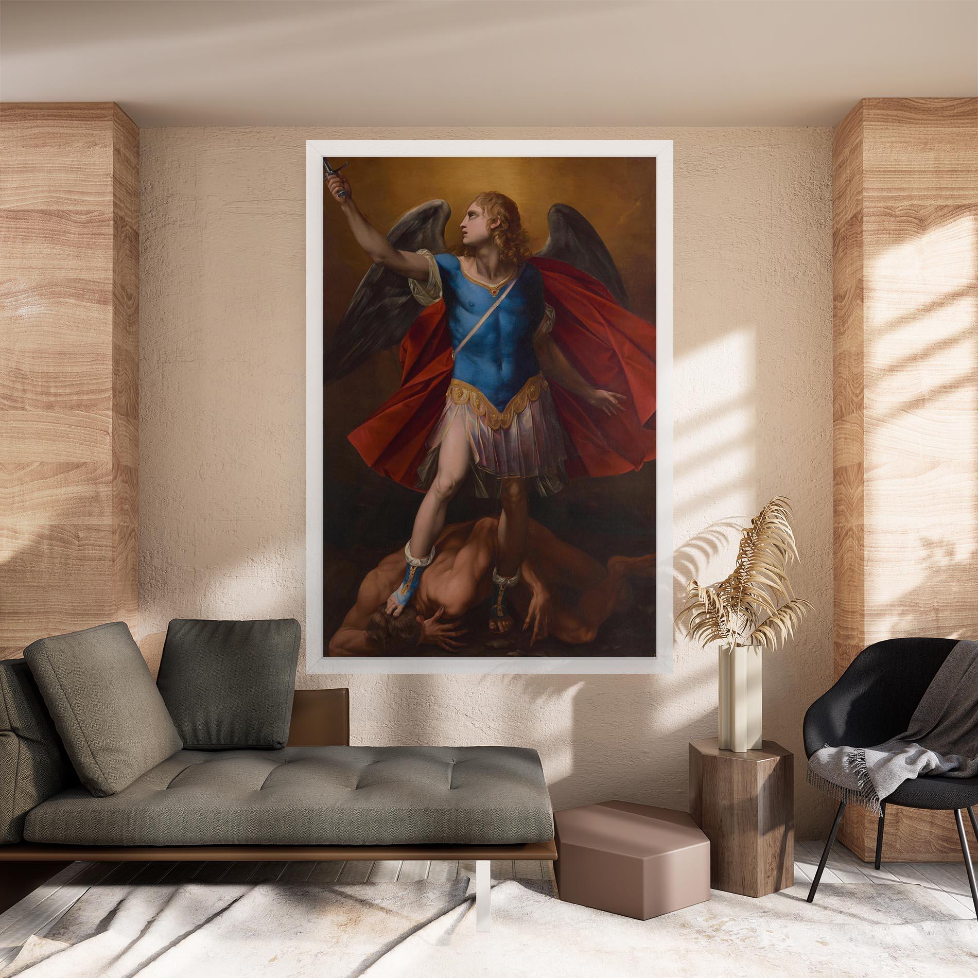 Tablou Canvas Sword In Upraised mockup 8