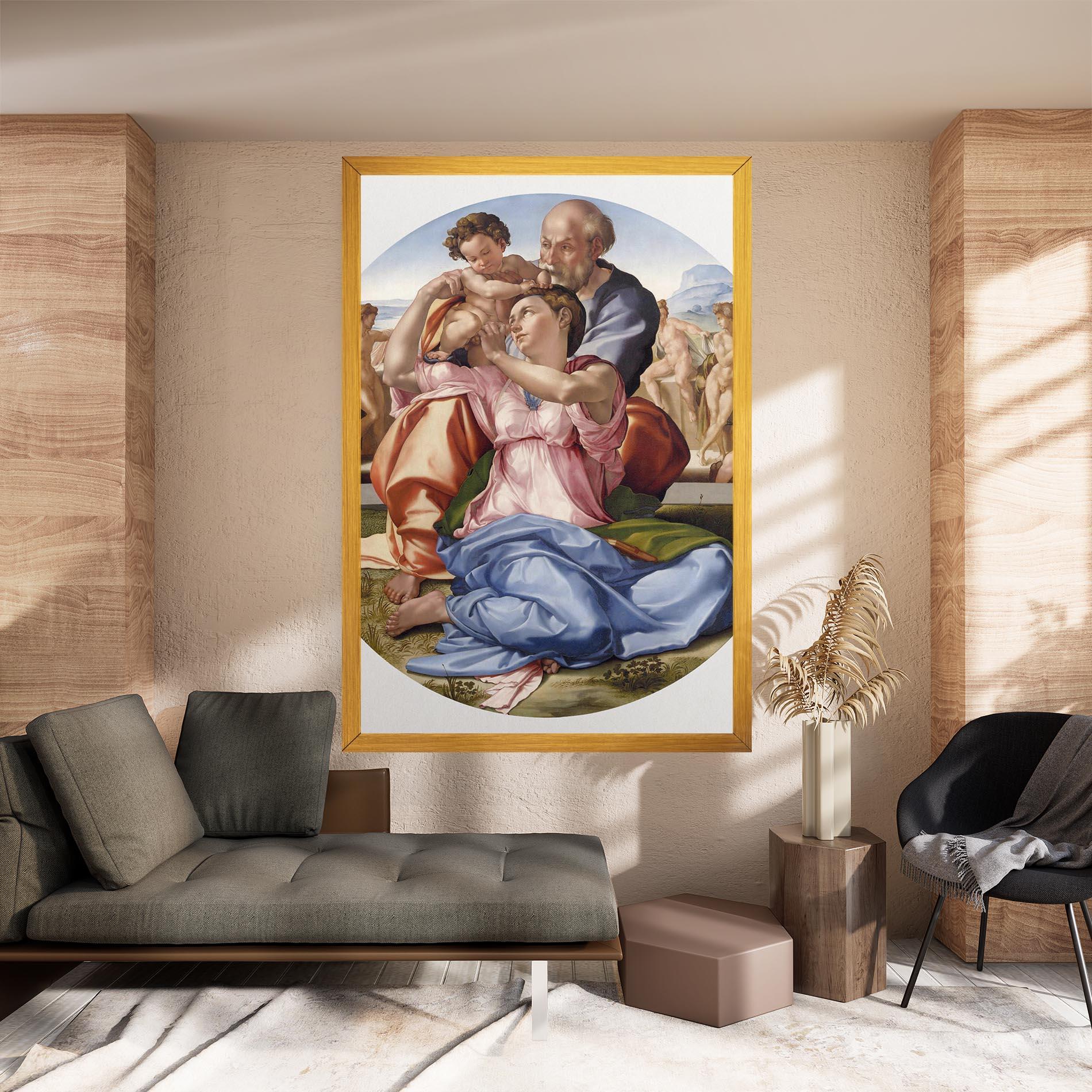 Tablou Canvas Doni Tondo mockup 8