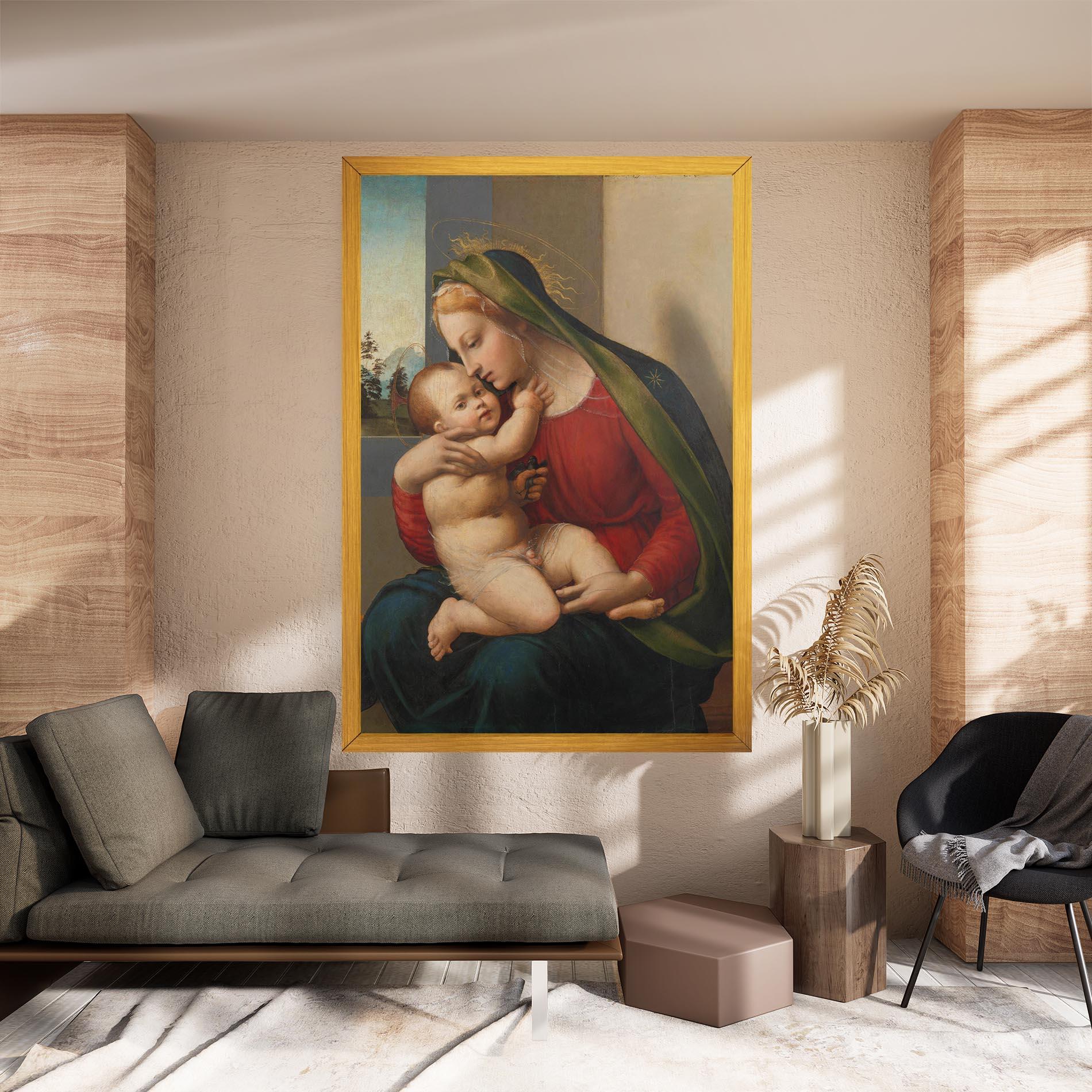 Tablou Canvas Madonna And Child mockup 8