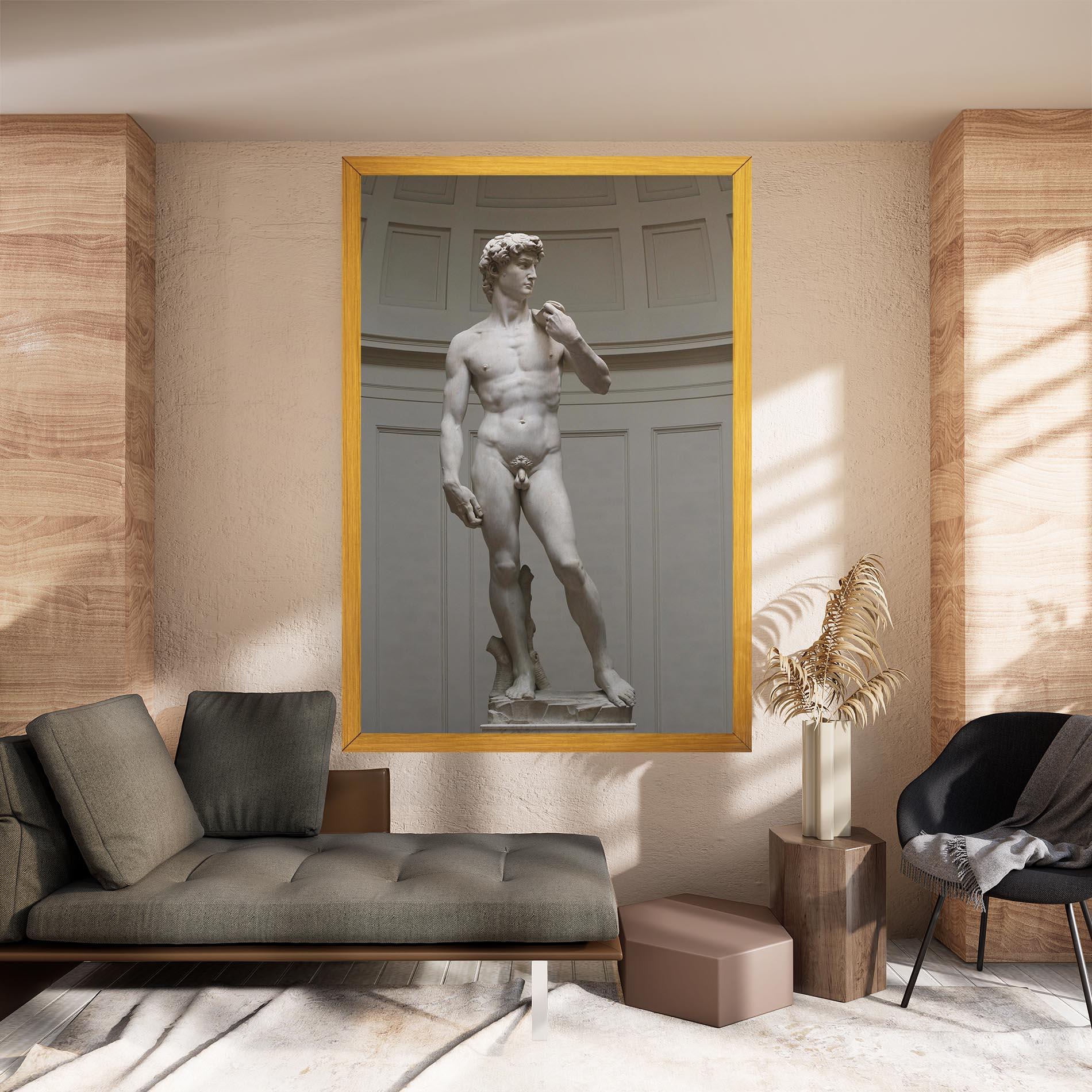 Tablou Canvas Michelangelo Statue mockup 8