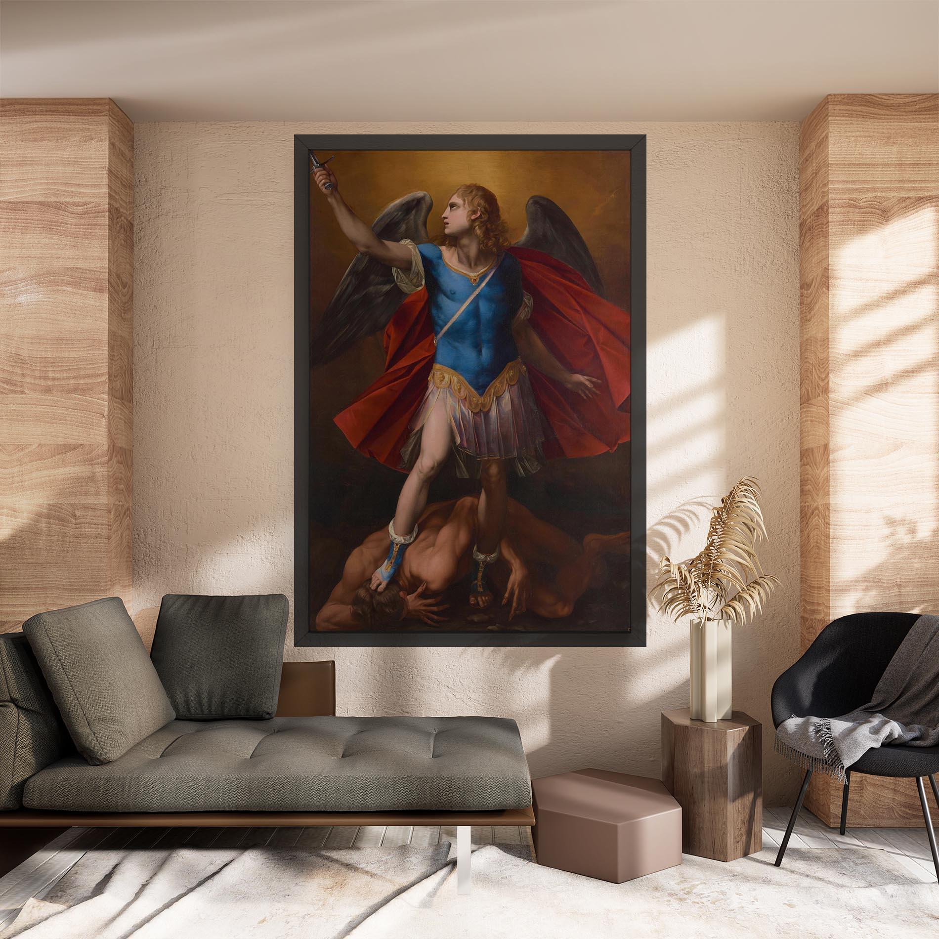 Tablou Canvas Sword In Upraised mockup 8