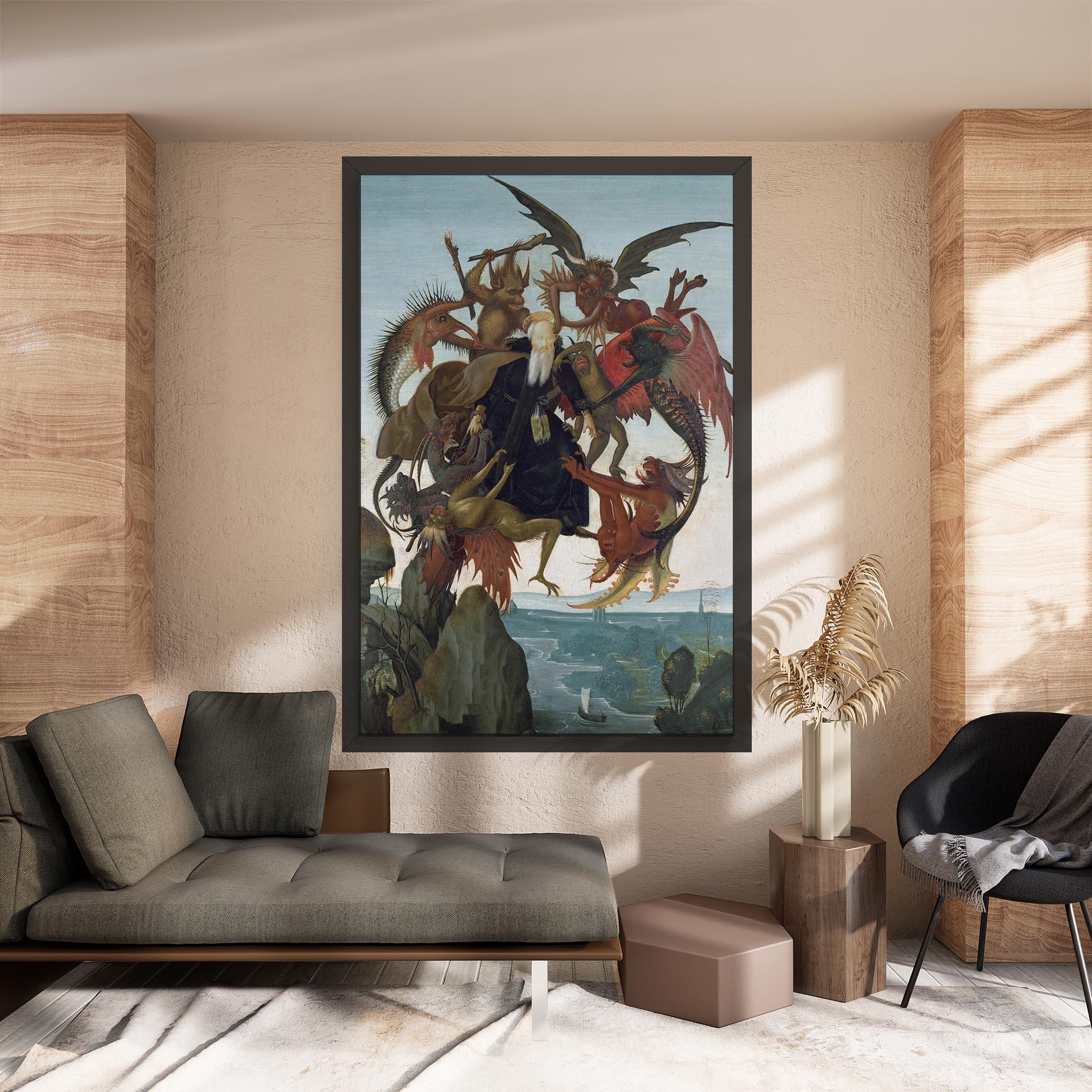 Tablou Canvas Torment Of Saint mockup 8