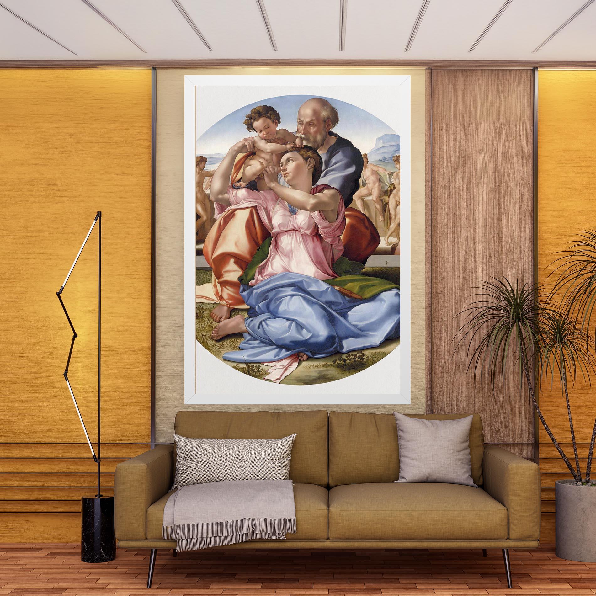 Tablou Canvas Doni Tondo mockup 9