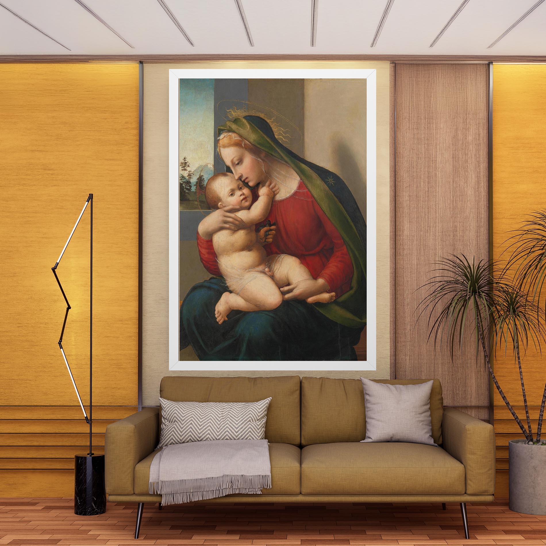 Tablou Canvas Madonna And Child mockup 9