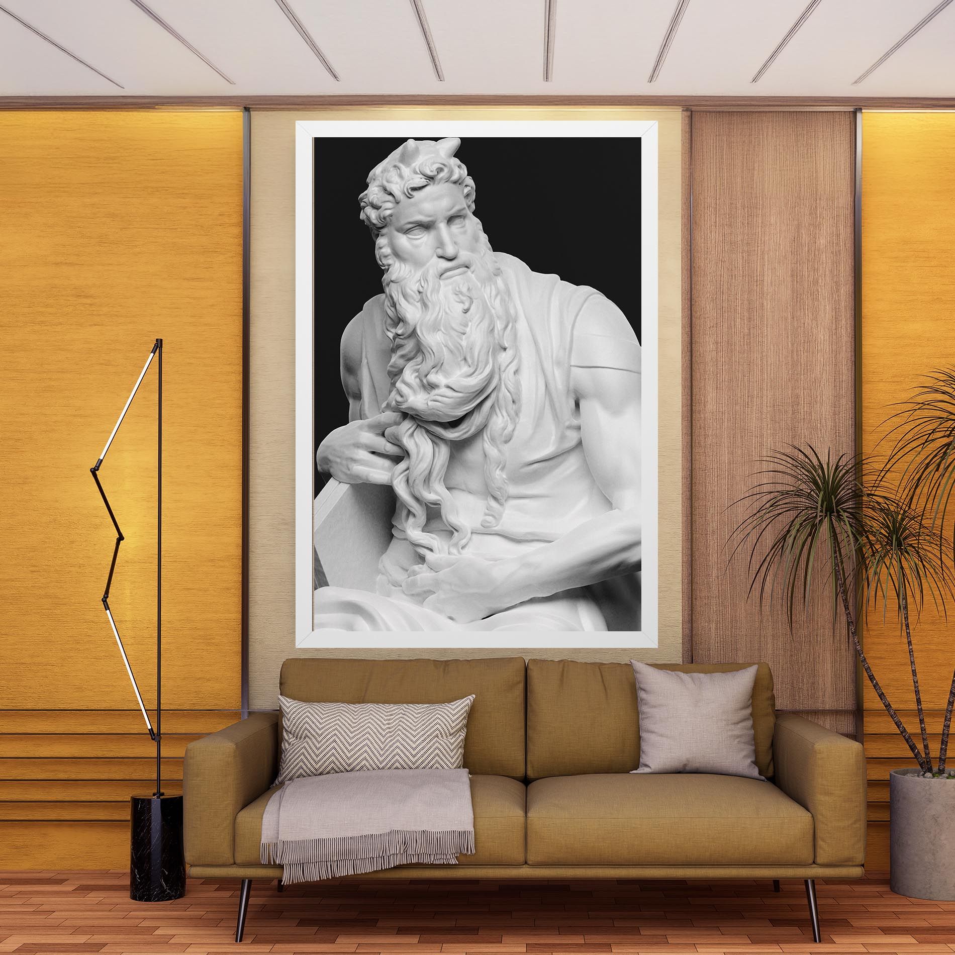 Moses Statue mockup 9