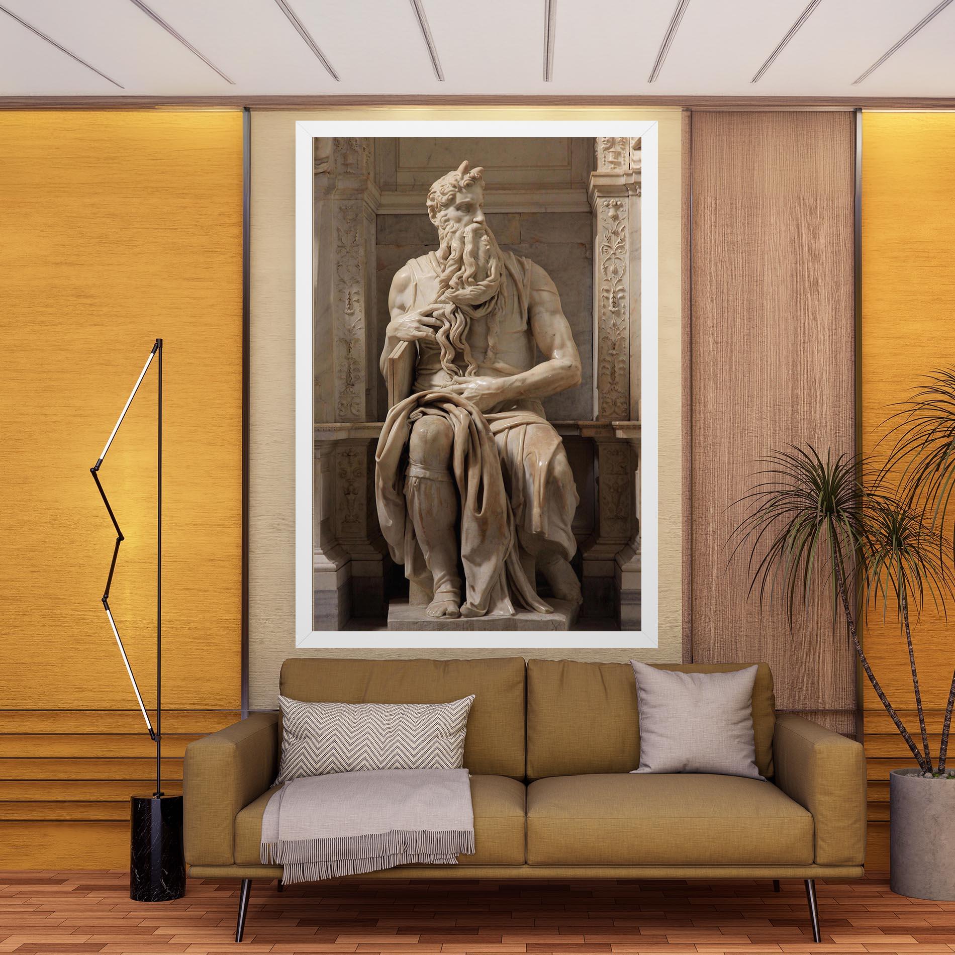 Tablou Canvas Statue Moses mockup 9