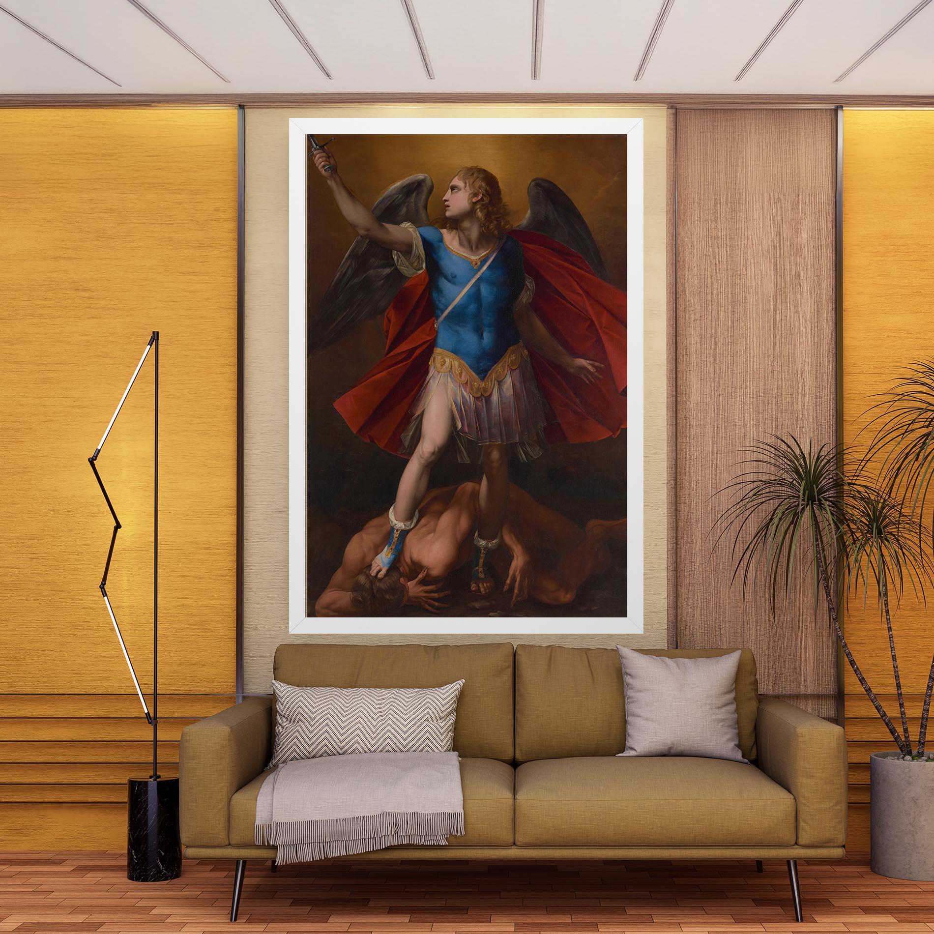 Tablou Canvas Sword In Upraised mockup 9