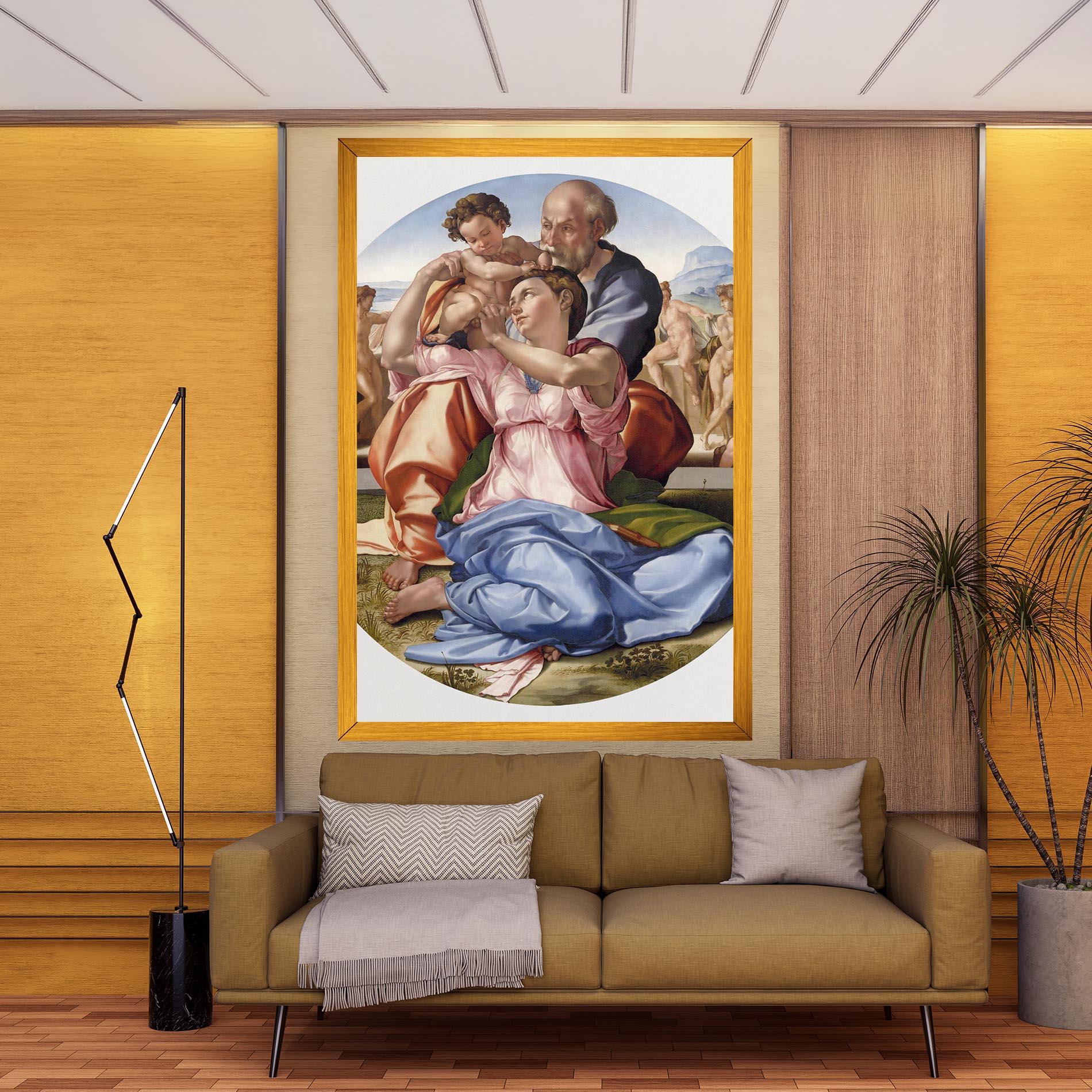 Tablou Canvas Doni Tondo mockup 9