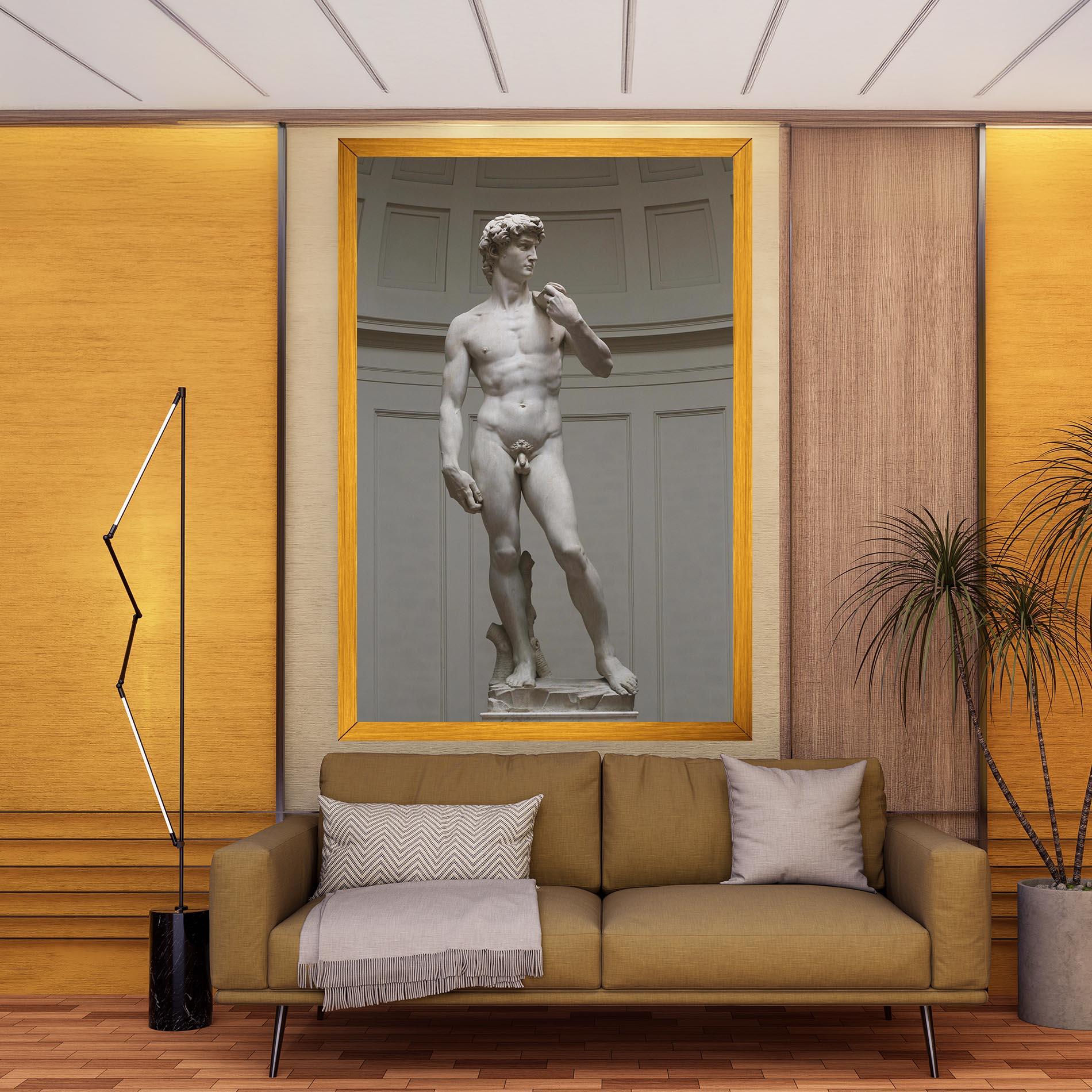 Tablou Canvas Michelangelo Statue mockup 9