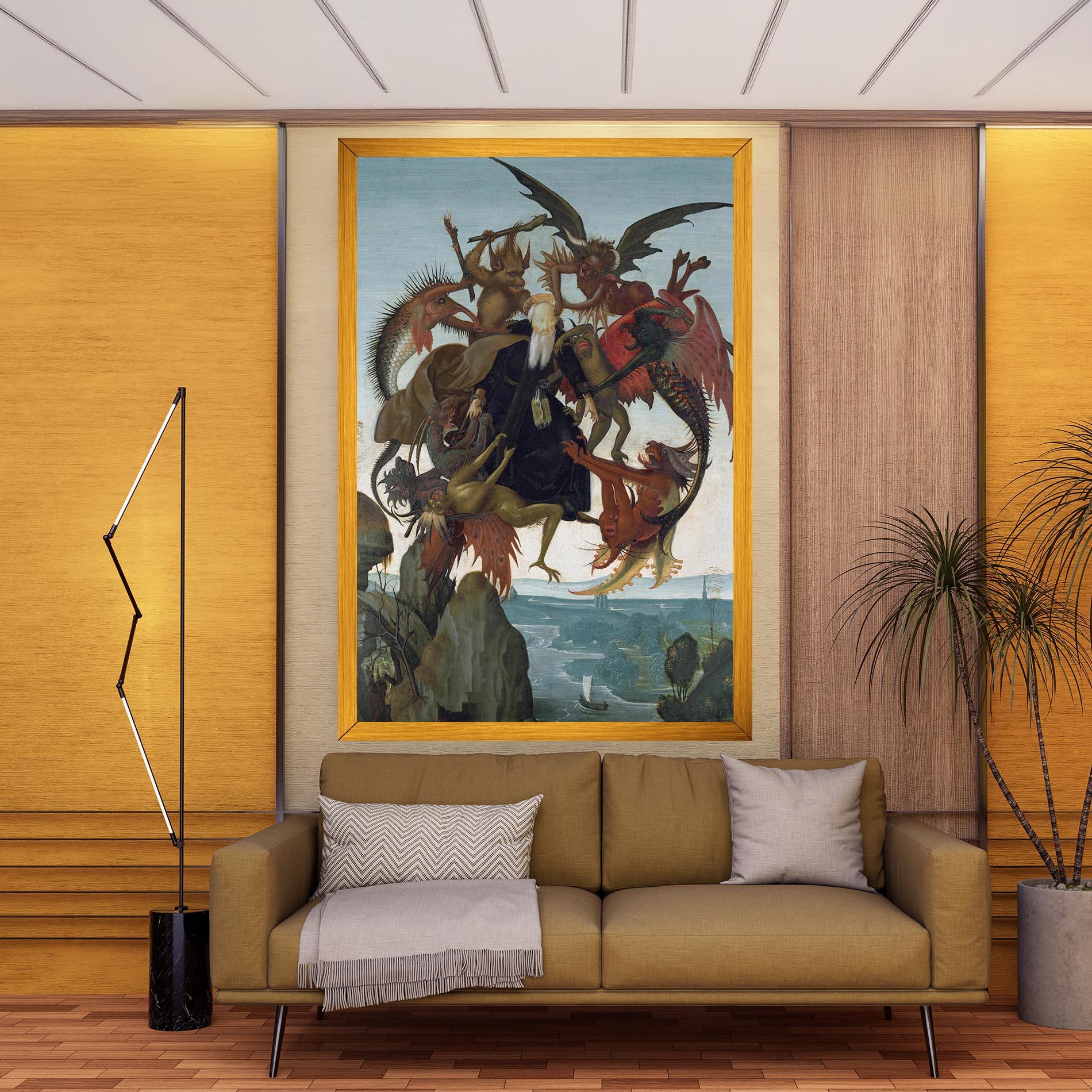 Tablou Canvas Torment Of Saint mockup 9