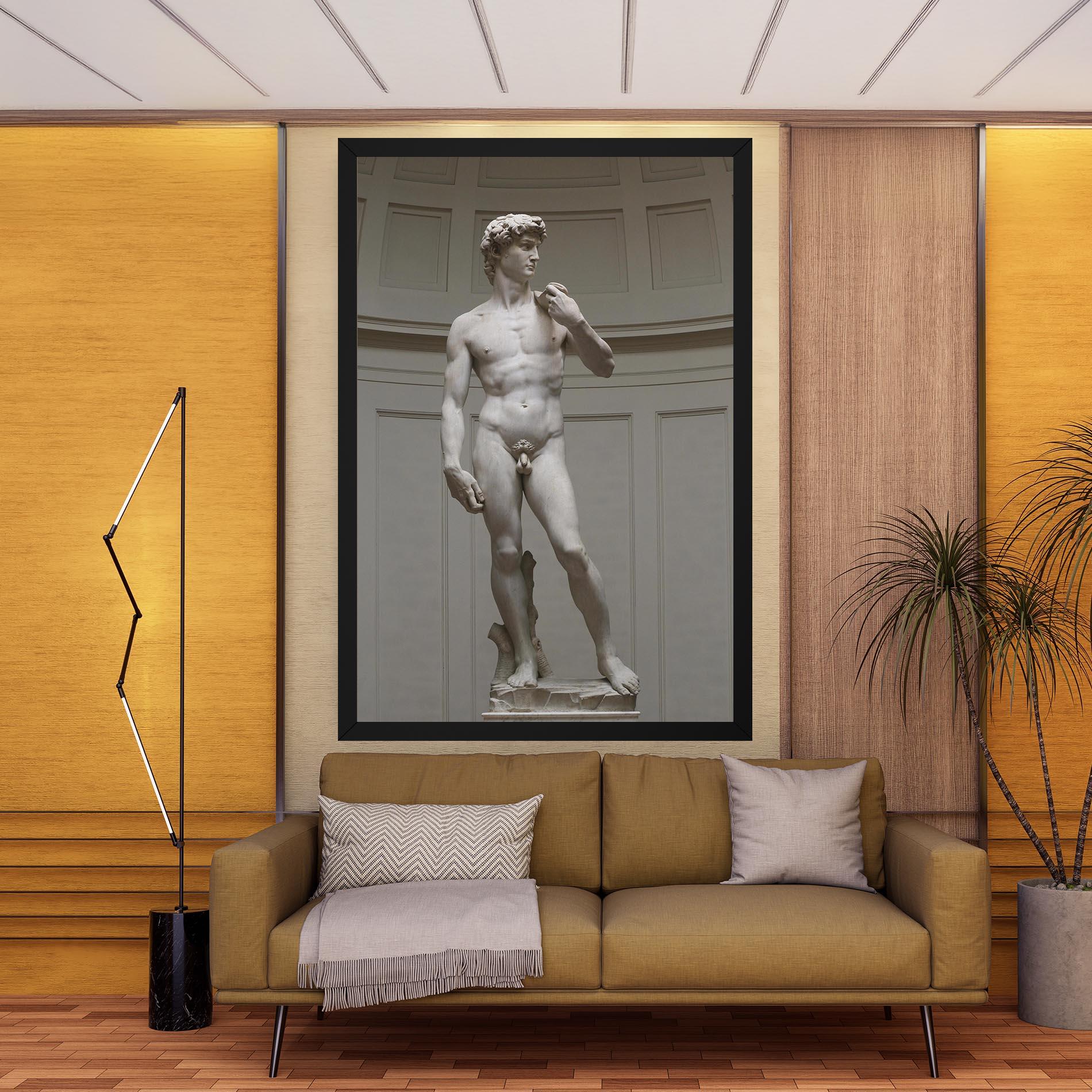 Tablou Canvas Michelangelo Statue mockup 9